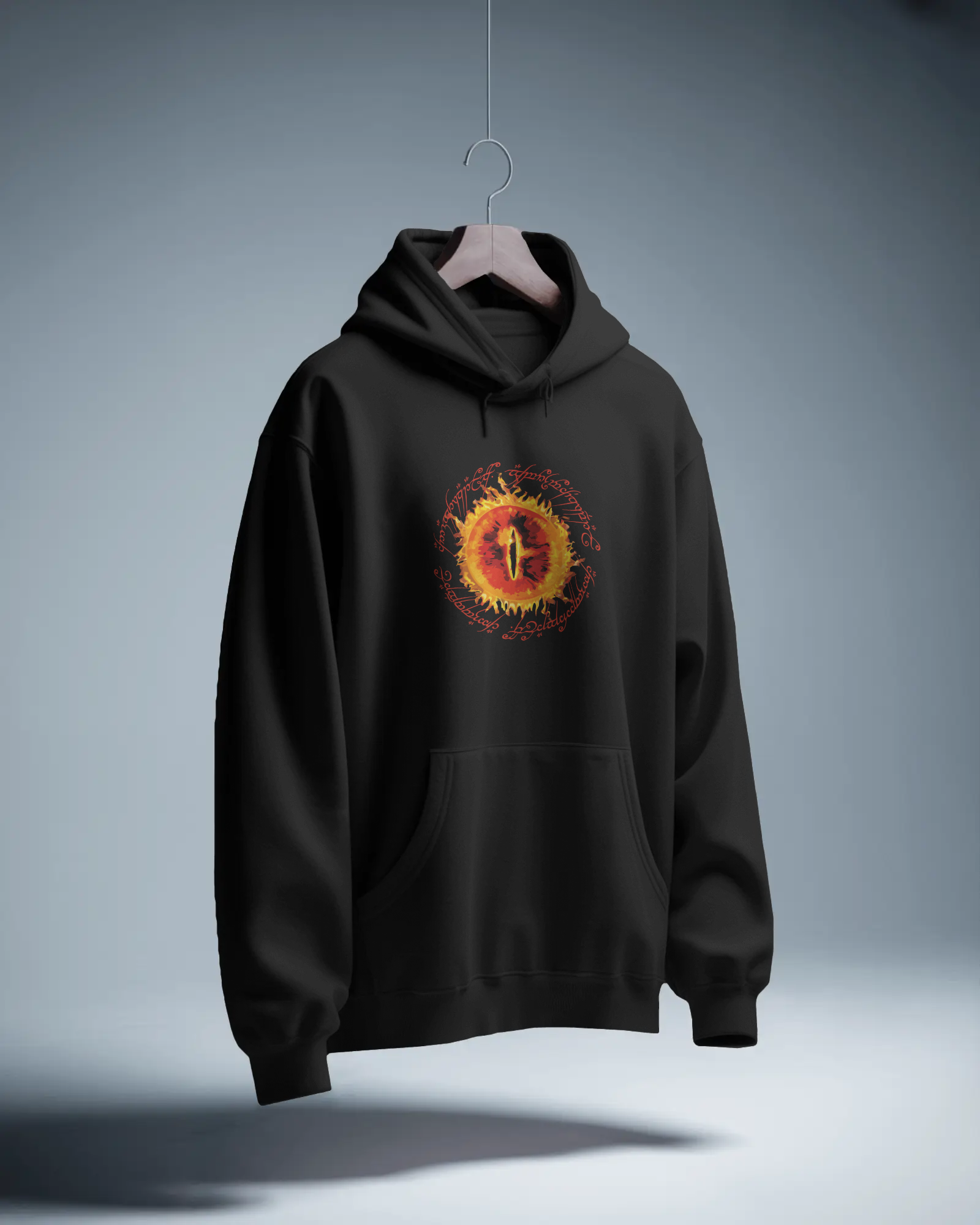 The Lord of the Rings Yüzüklerin Efendisi Siyah Kapüşonlu Sweatshirt
