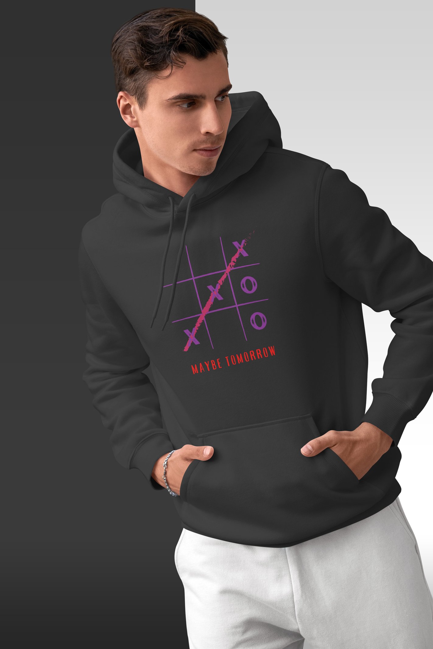 Tomorrow Kapüşonlu Unisex Sweatshirt