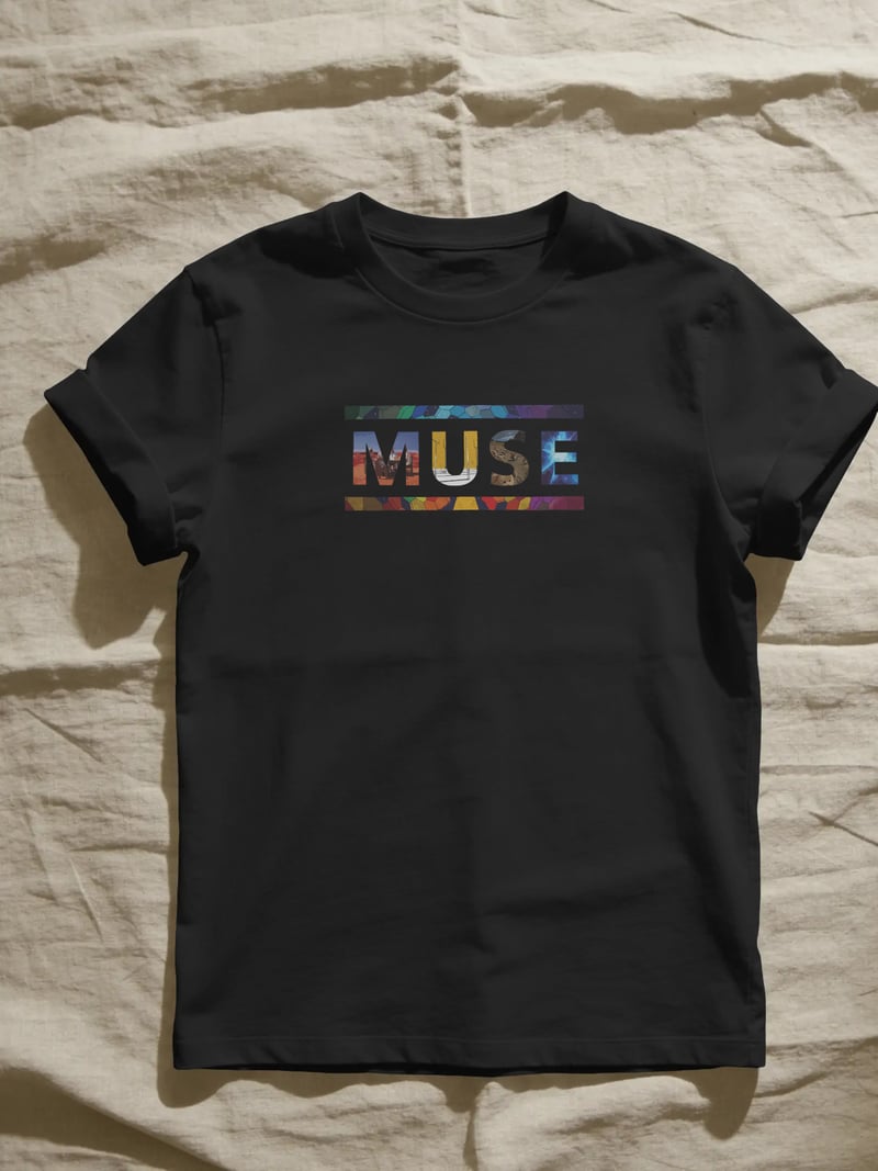 Muse Siyah Tişört