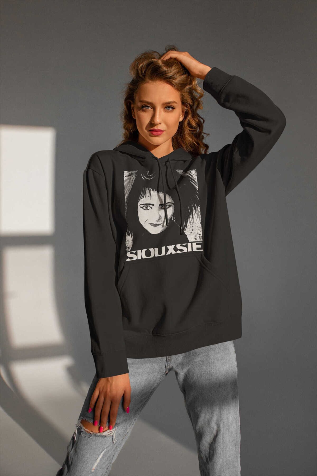 Siouxsie and the Banshees Dijital Baskı Kapüşonlu Unisex Sweatshirt