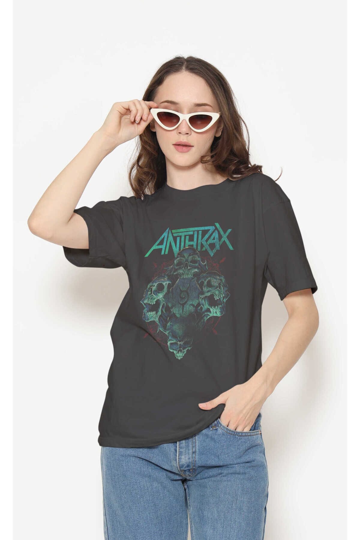 Anthrax Kafatası Tişört