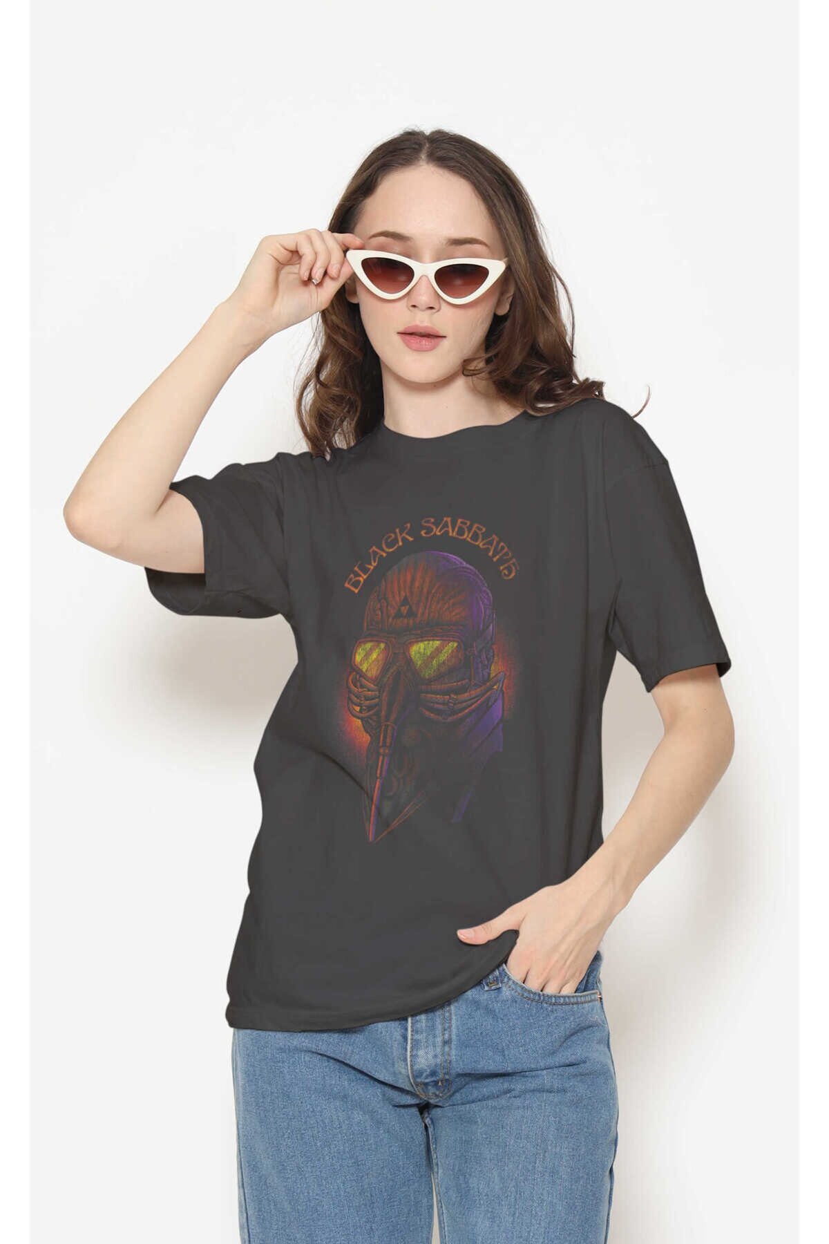 Black Sabbath Dijital Baskı Siyah Unisex Tişört