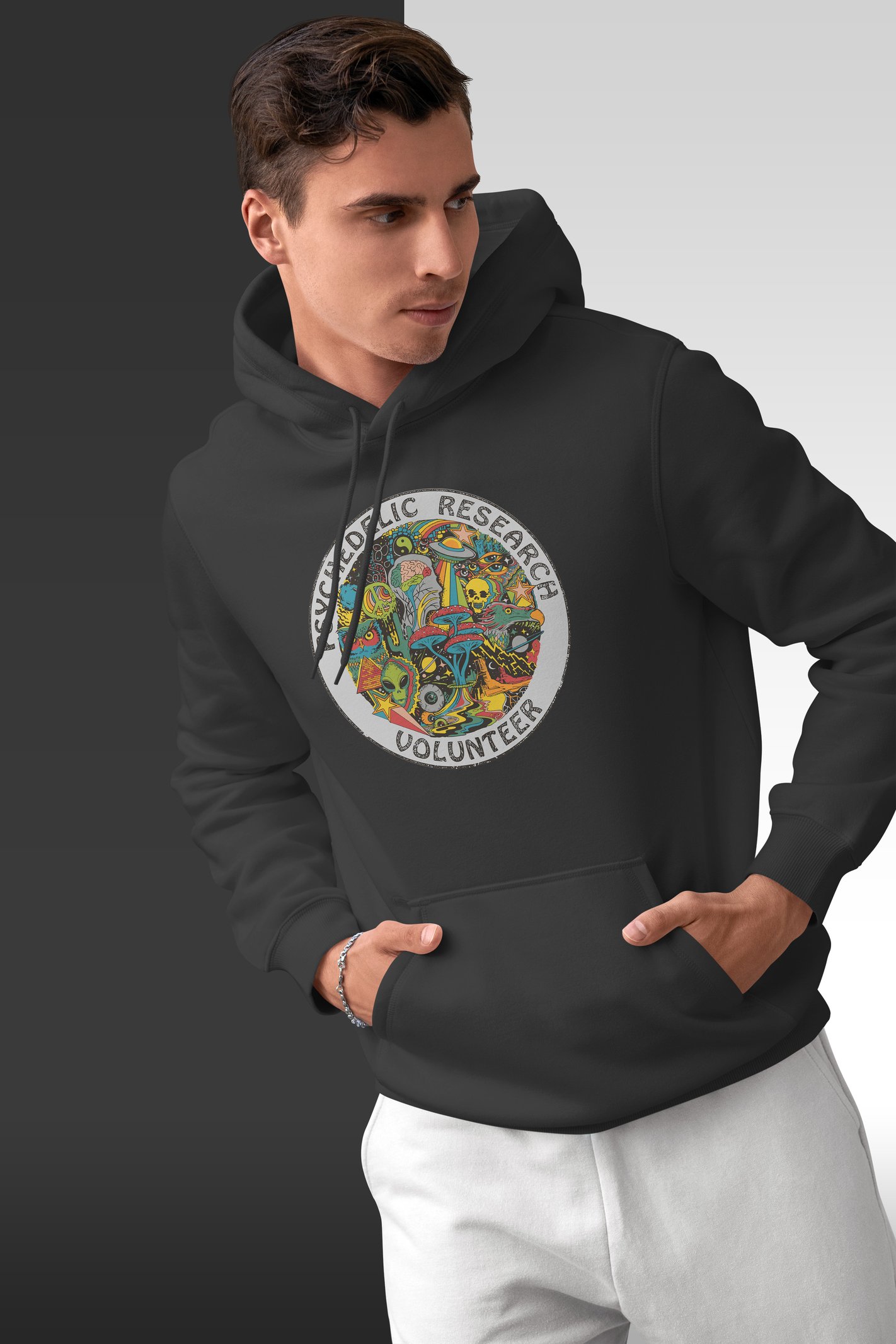 Research Kapüşonlu Unisex Sweatshirt