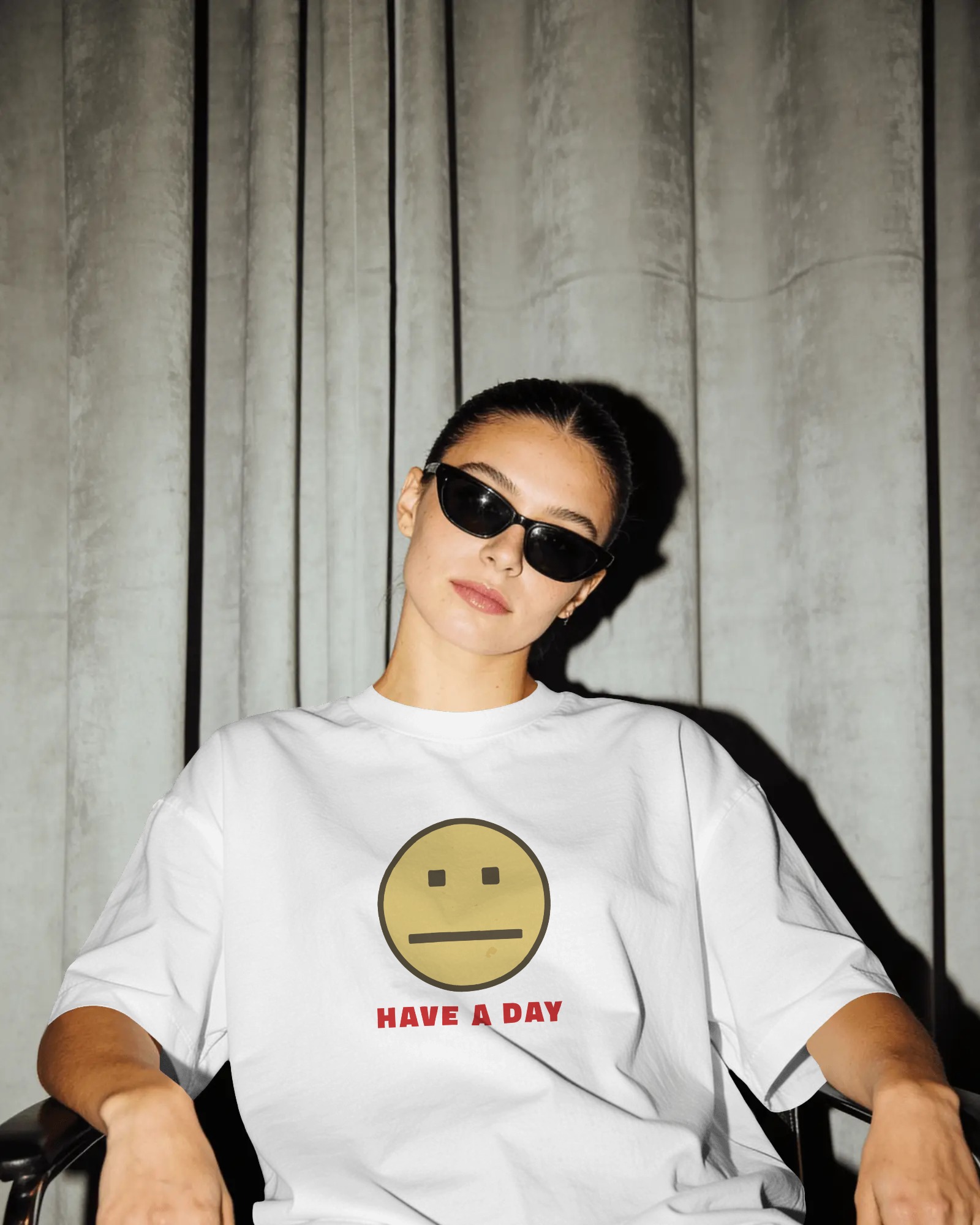 Have a Day Unisex Beyaz Tişört