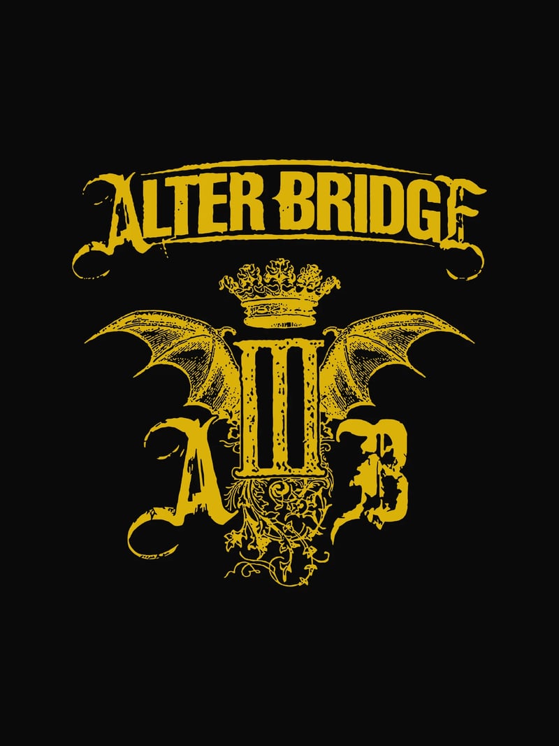 Alter Bridge baskısının kendisi, ürün üzerinde değil