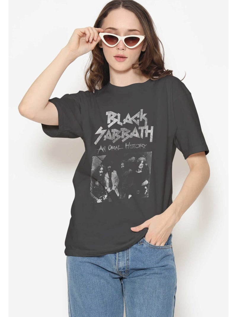 Black Sabbath Dijital Baskı Siyah Unisex Tişört