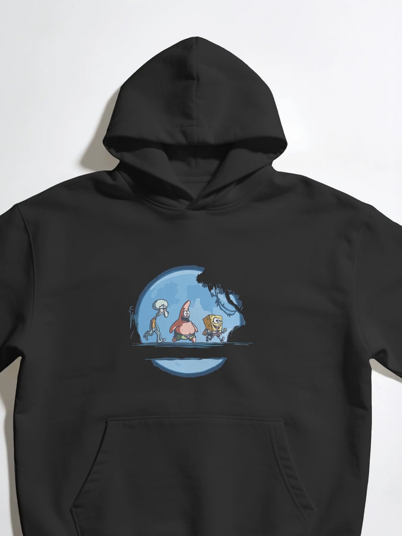 Spongebob Squarepants Kapüşonlu Sweatshirt
