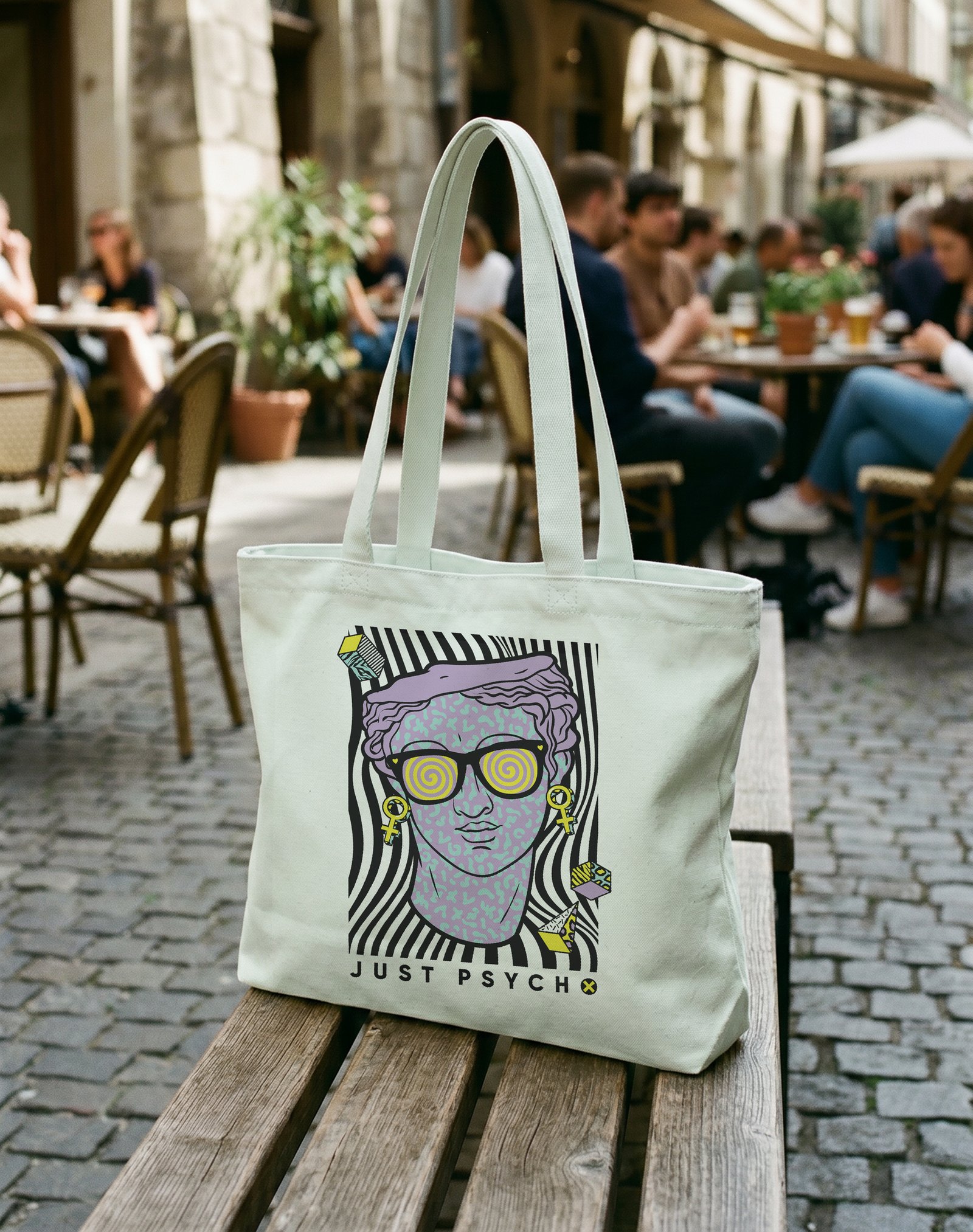 Streetwear Fermuarlı Astarlı Körüklü Kanvas Çanta 35 x 40 cm