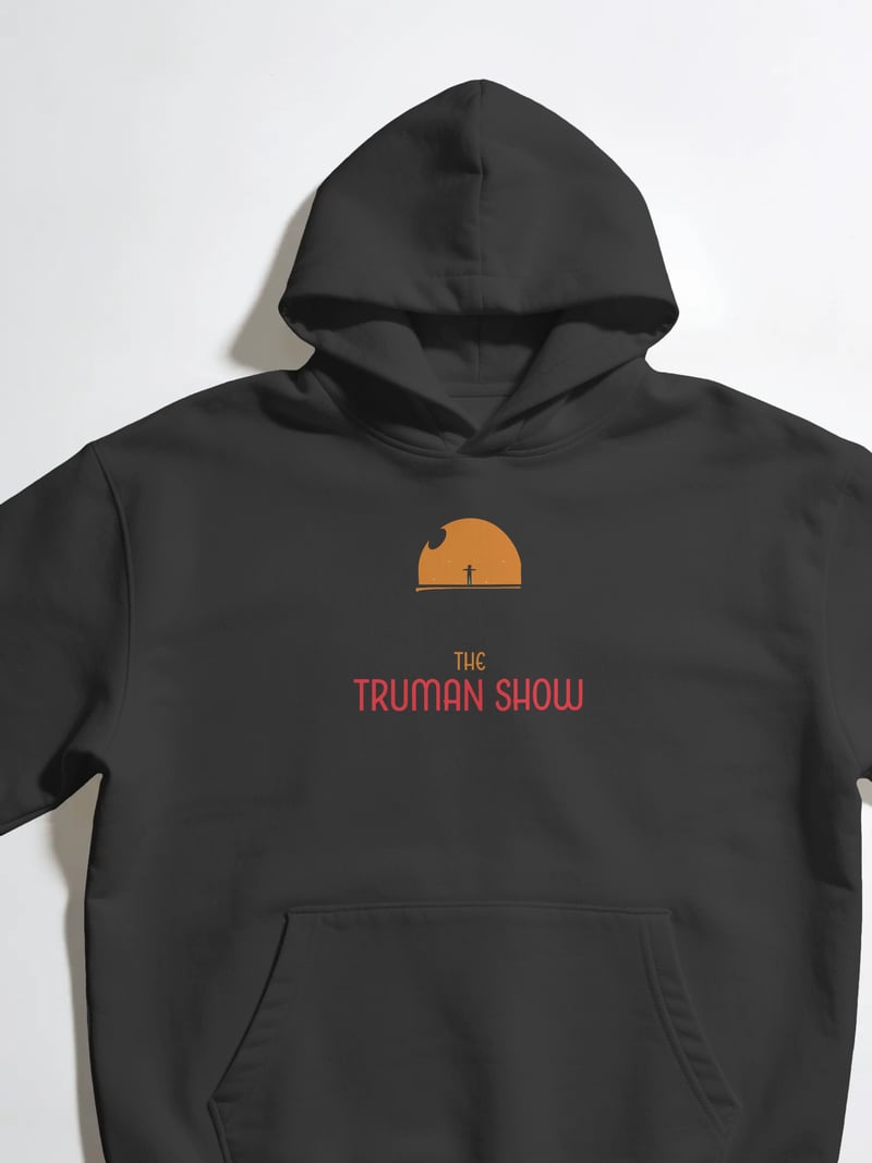 The Truman Show Unisex Siyah Sweatshirt