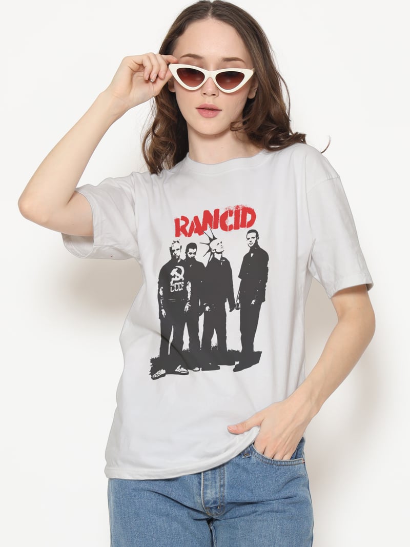 Rancid Unisex Beyaz Tişört