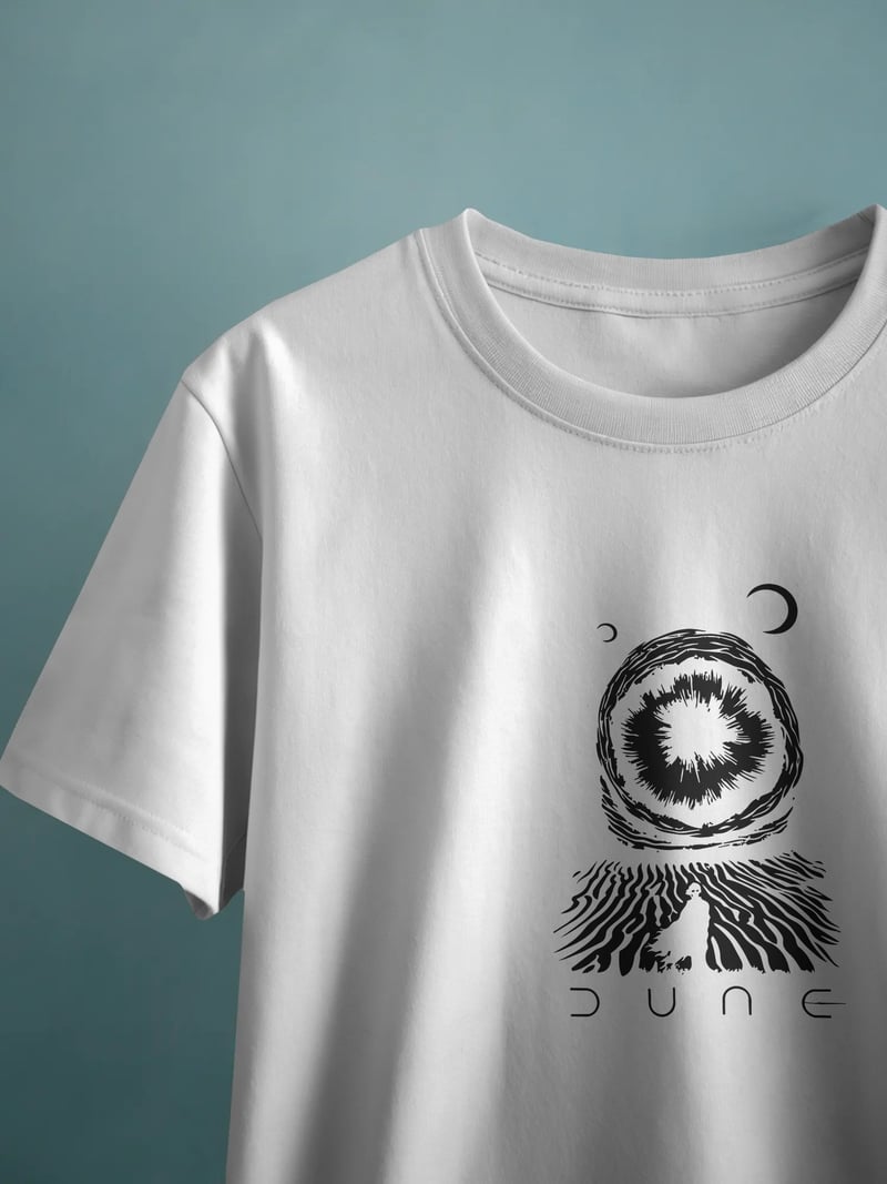 Dune Unisex Beyaz Tişört