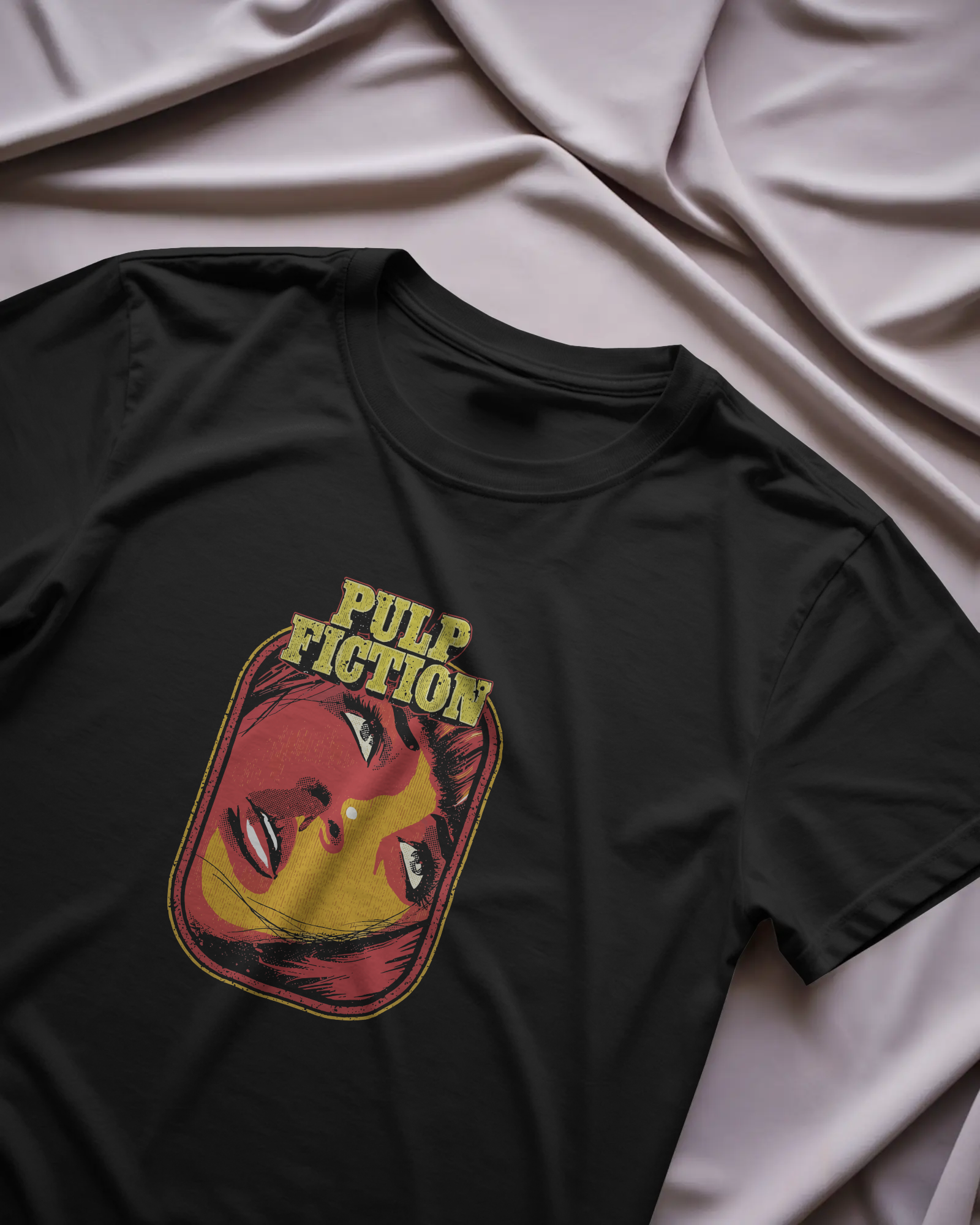 Pulp Fiction Siyah Unisex Tişört