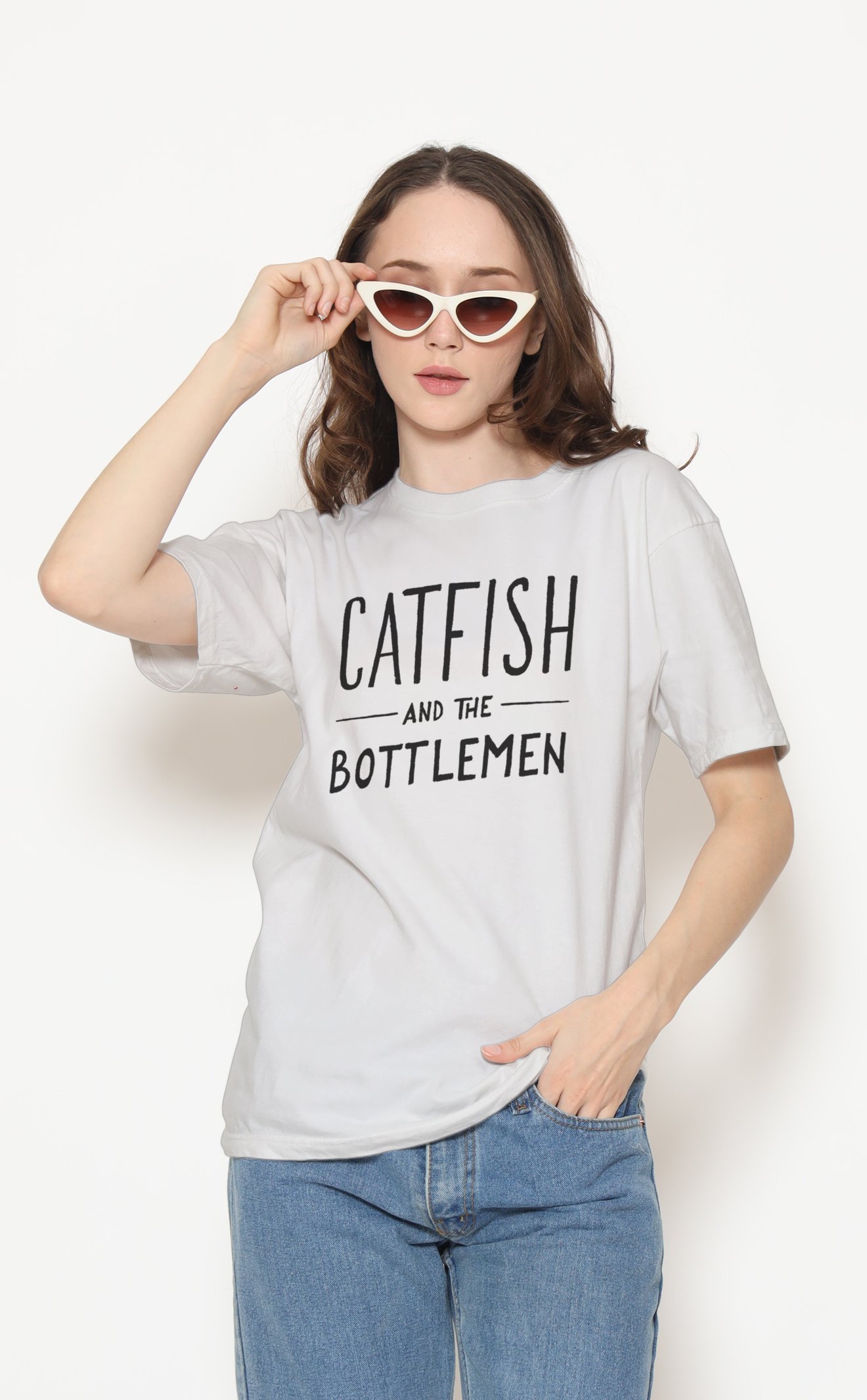Catfish and the Bottlemen Unisex Beyaz Tişört