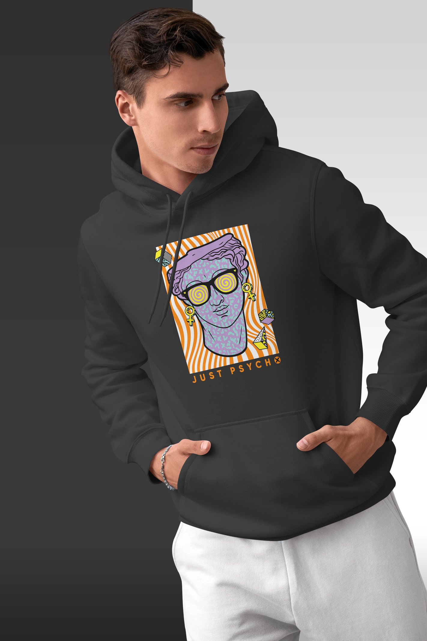 Psycho Kapüşonlu Unisex Sweatshirt