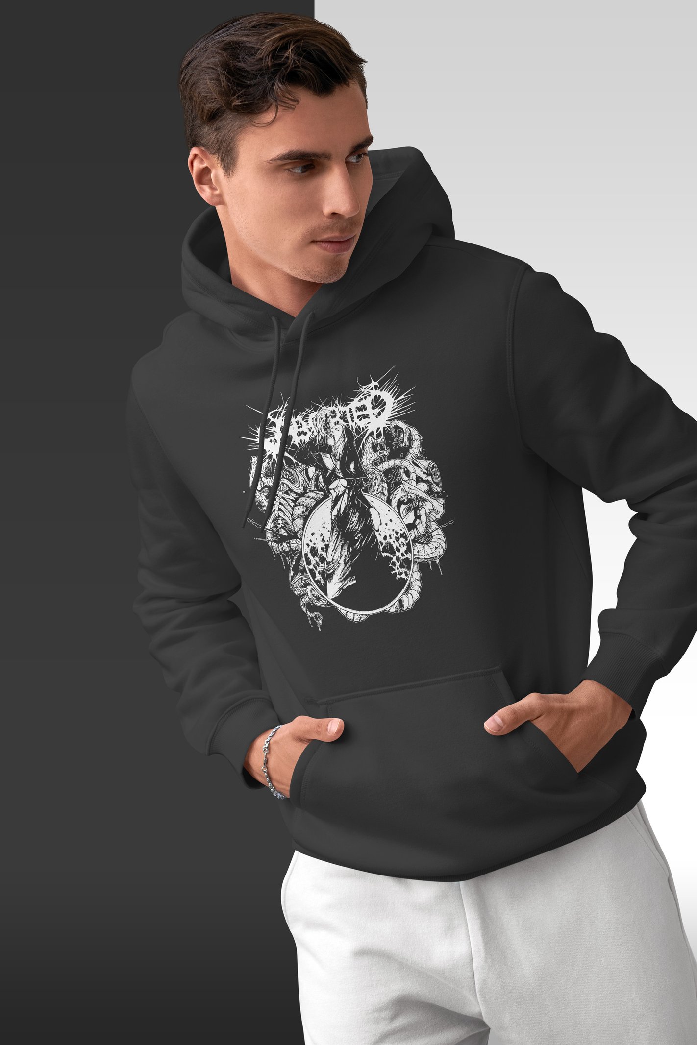 Aborted Kapüşonlu Unisex Sweatshirt