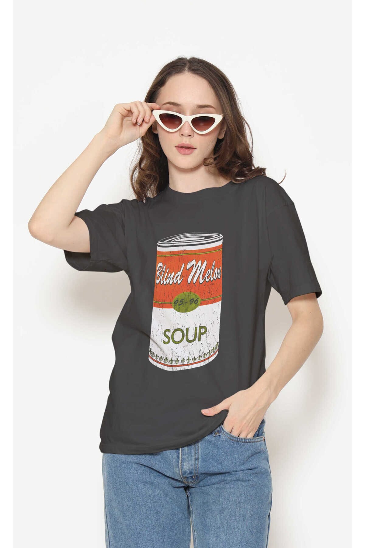 Blind Melon Dijital Baskı Siyah Unisex Tişört