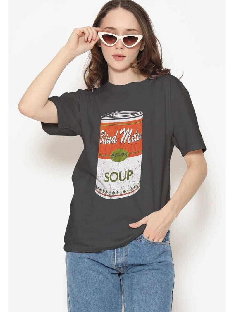 Blind Melon Dijital Baskı Siyah Unisex Tişört