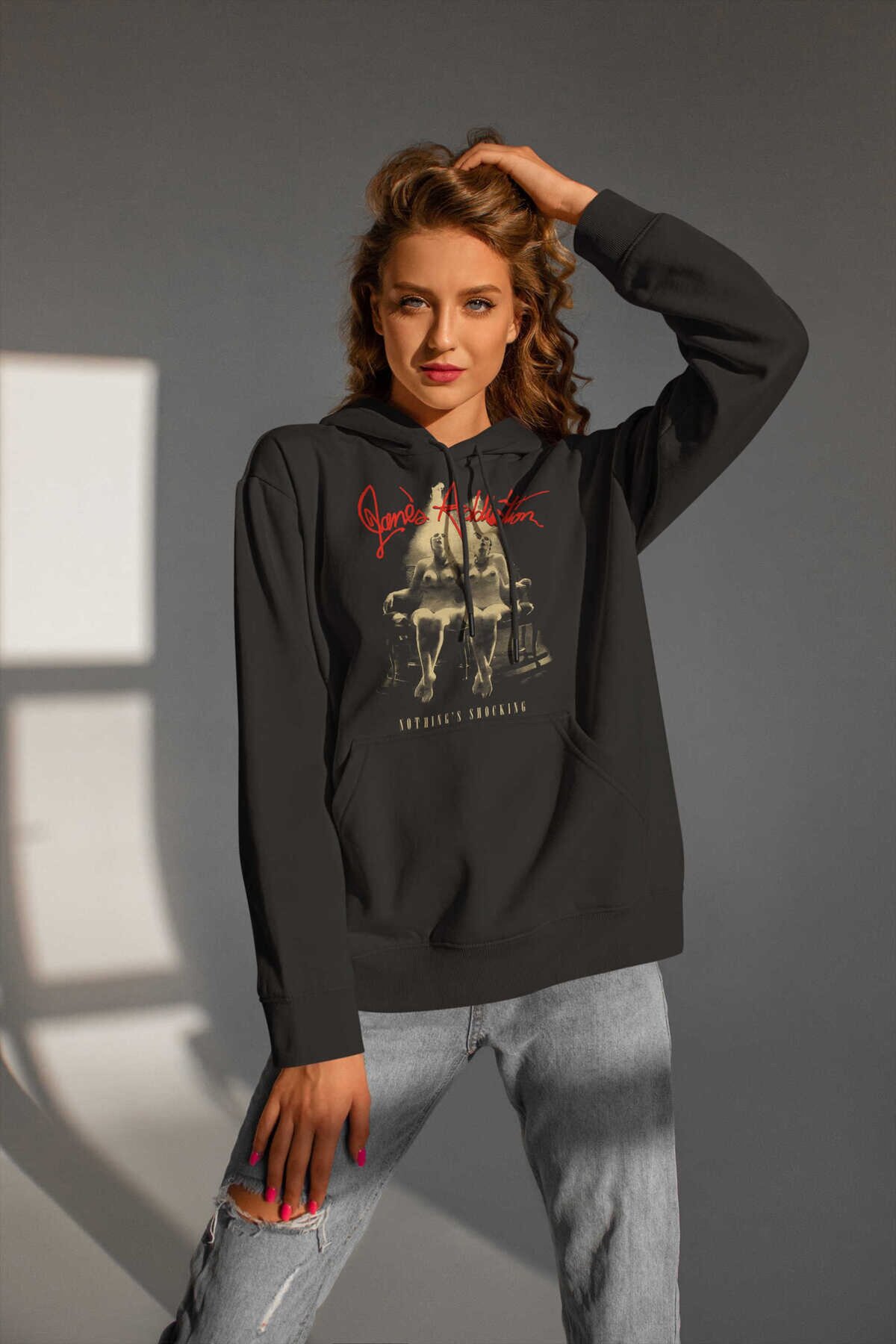 Jane's Addiction Dijital Baskı Kapüşonlu Unisex Sweatshirt