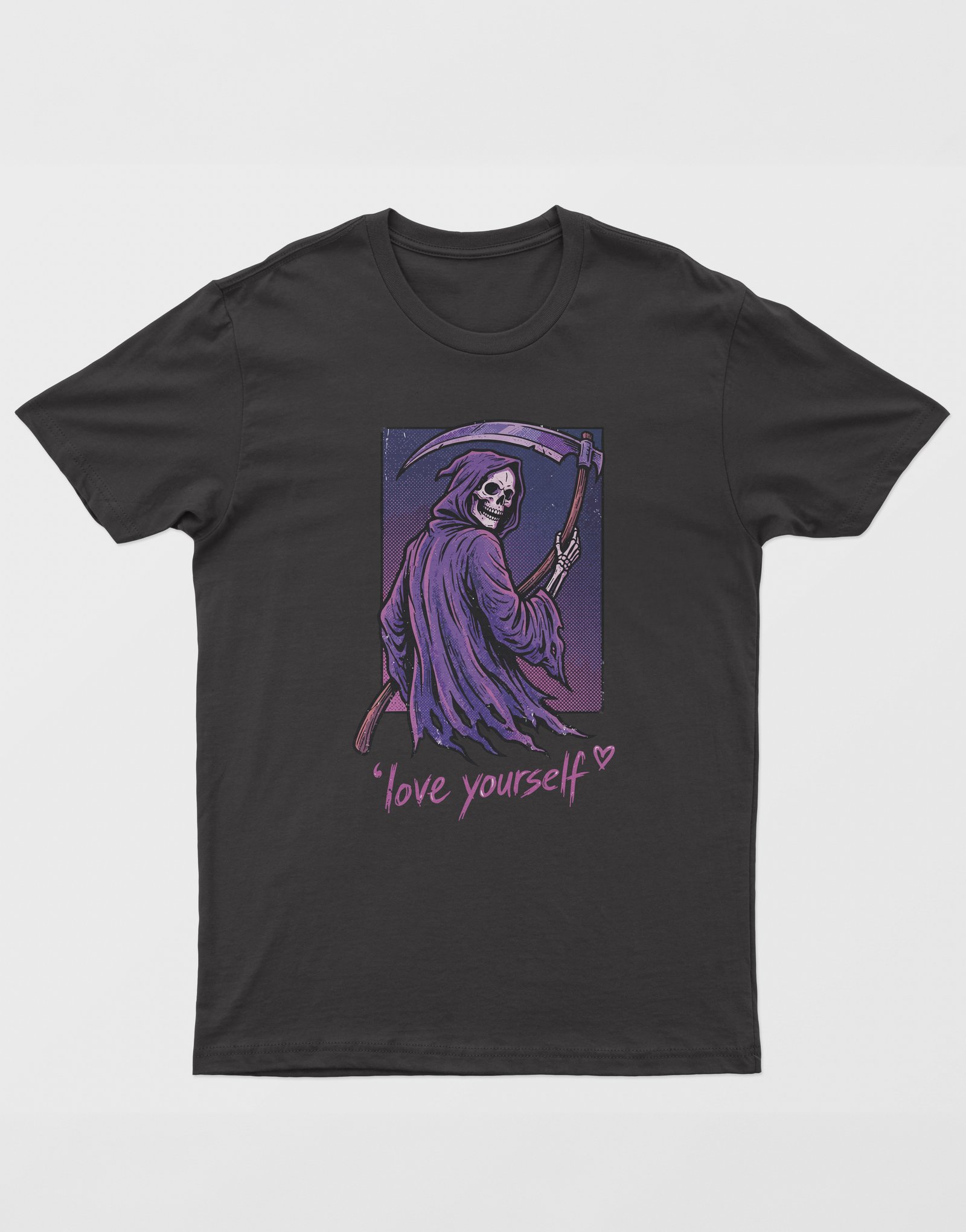 Love Yourself Unisex Siyah Tişört