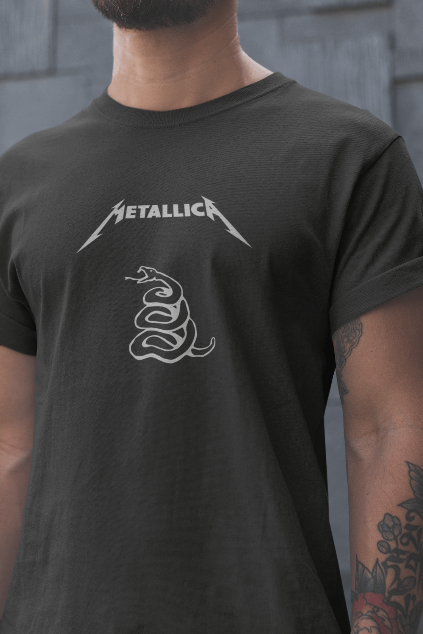 Metallica Unisex Siyah Tişört
