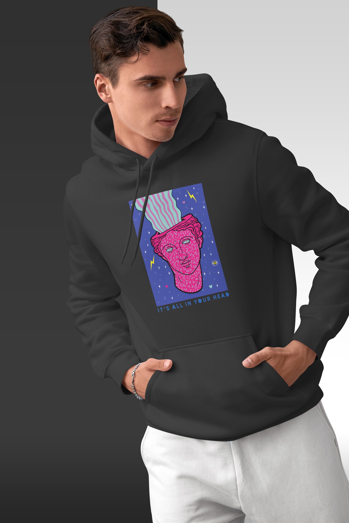 In Your Head Kapüşonlu Unisex Sweatshirt