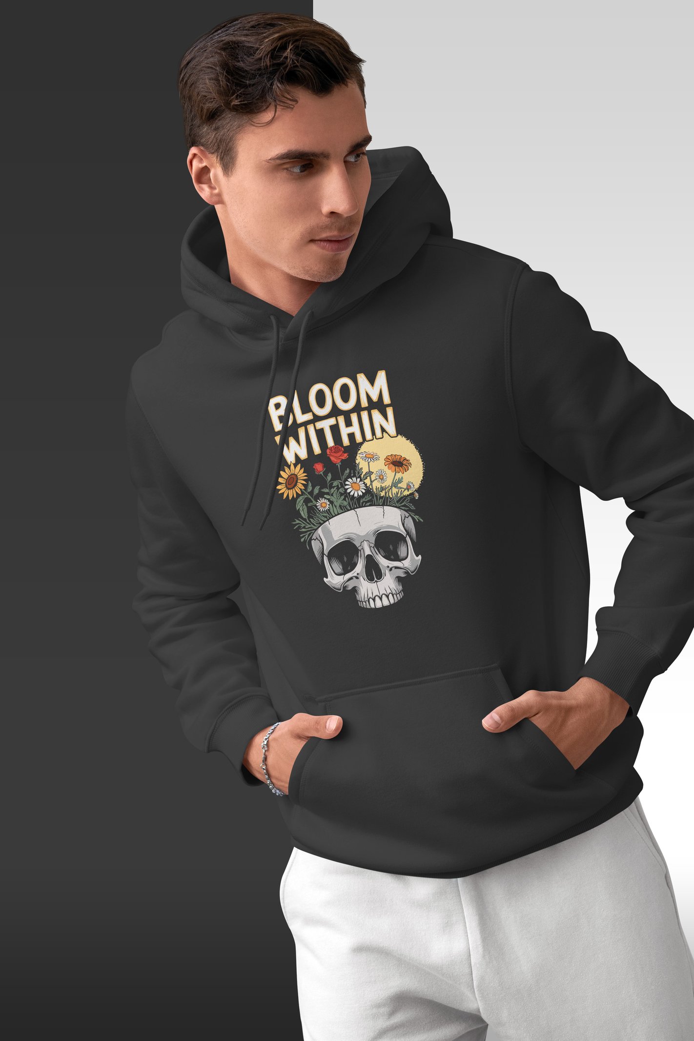 Bloom Within Kapüşonlu Unisex Sweatshirt