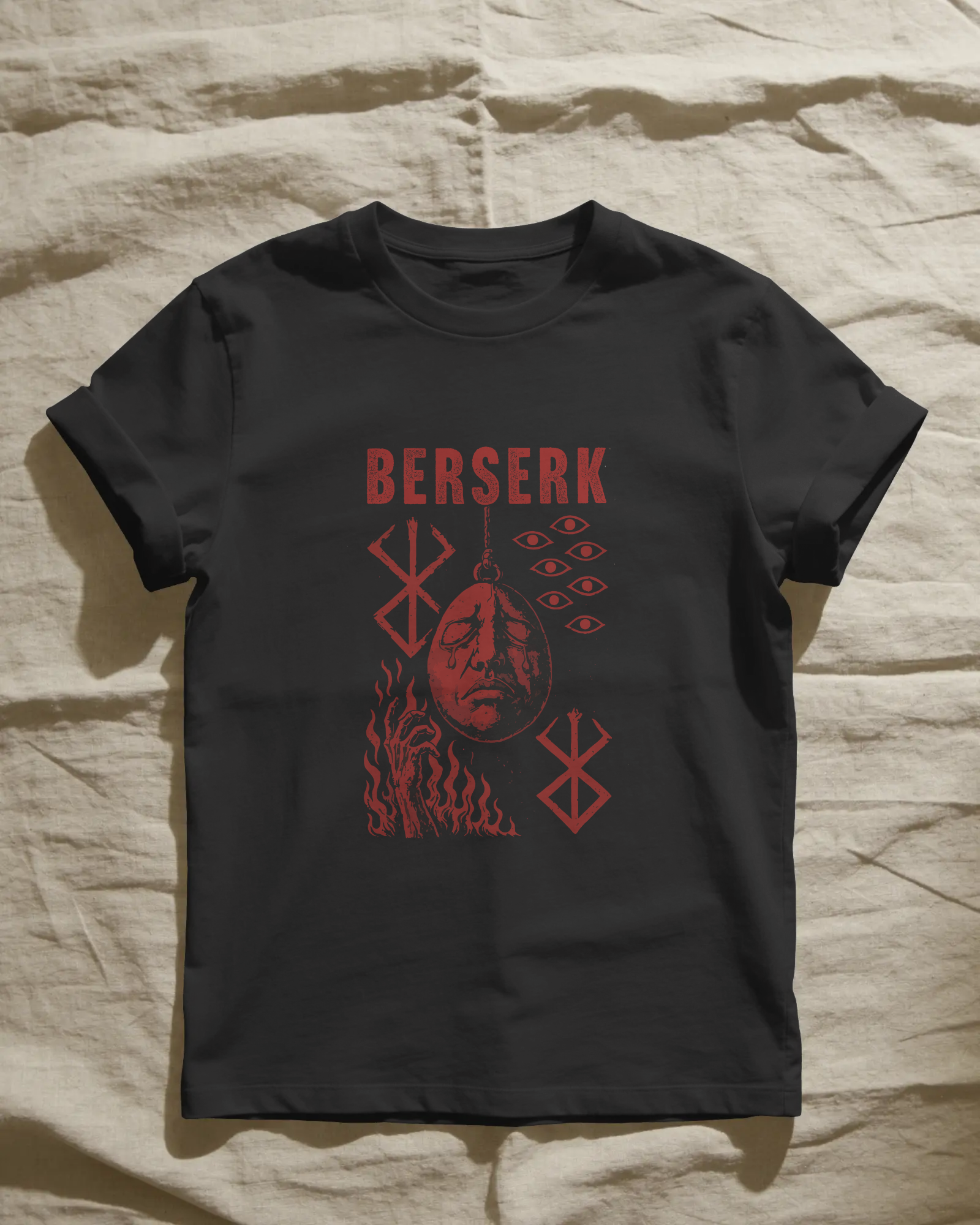 Berserk Unisex Siyah Tişört