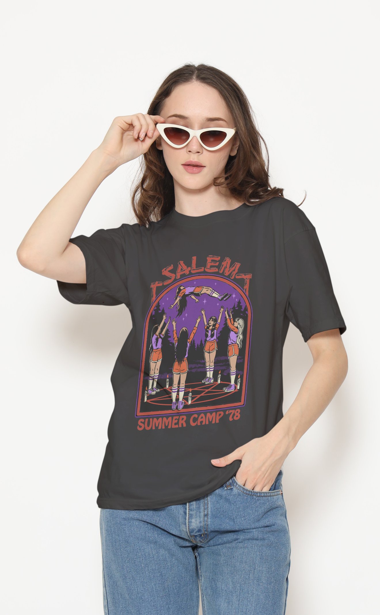 Salem Dijital Baskı Unisex Tişört