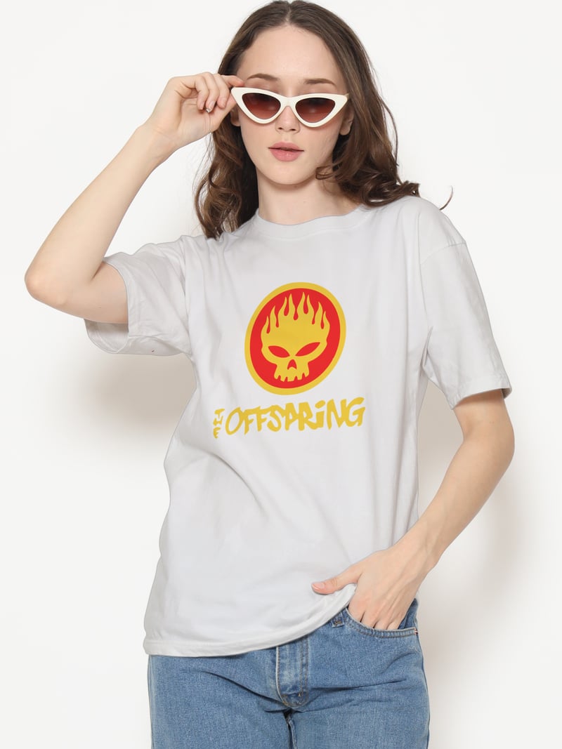 The Offspring Kafatası Beyaz Tişört