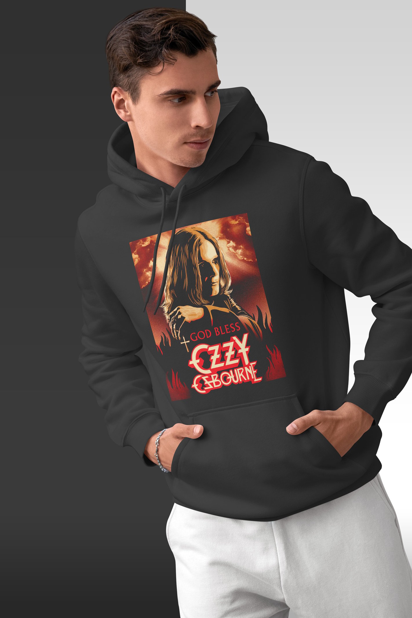 Ozzy Osbourne Kapüşonlu Unisex Sweatshirt