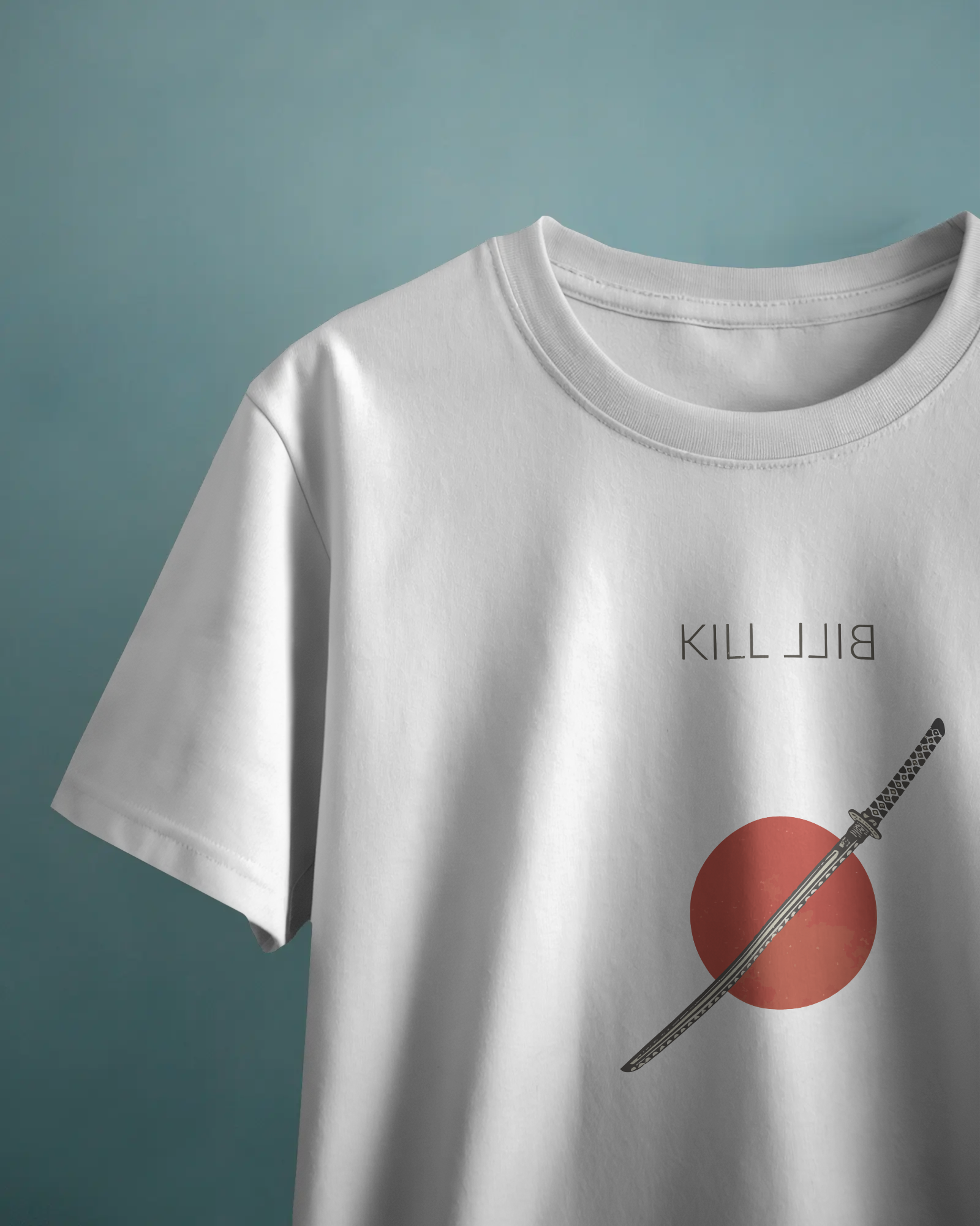 Kill Bill Kılıç Beyaz Tişört