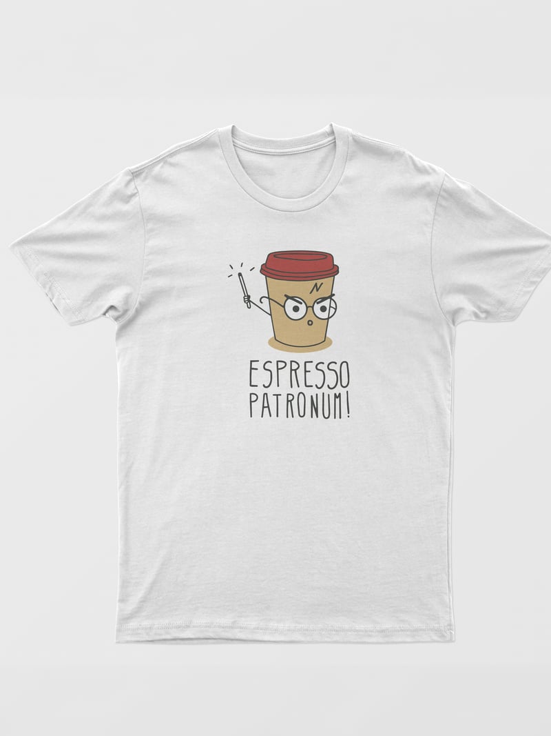 Harry Potter Unisex Beyaz Tişört