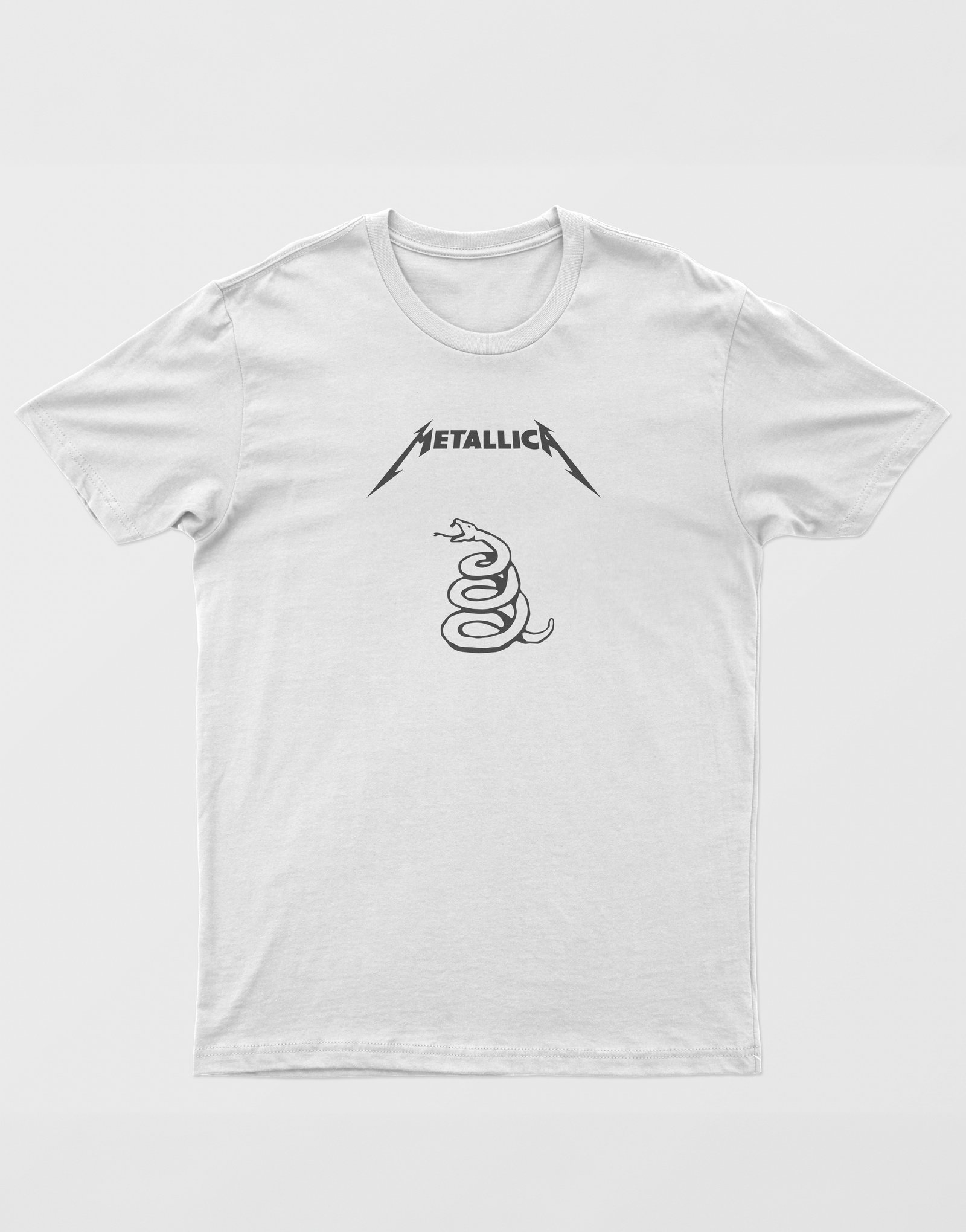 Metallica Unisex Beyaz Tişört