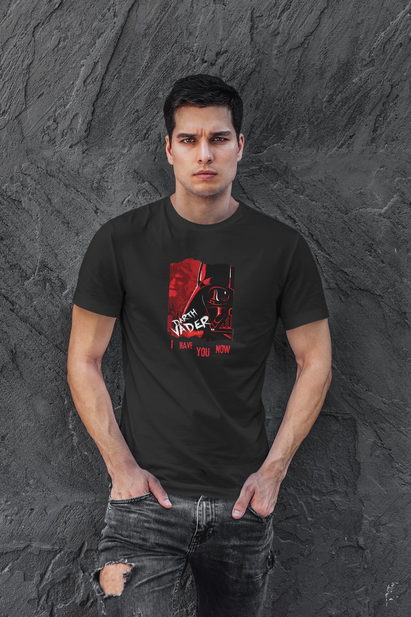 Darth Vader Dijital Baskı Siyah Unisex Tişört