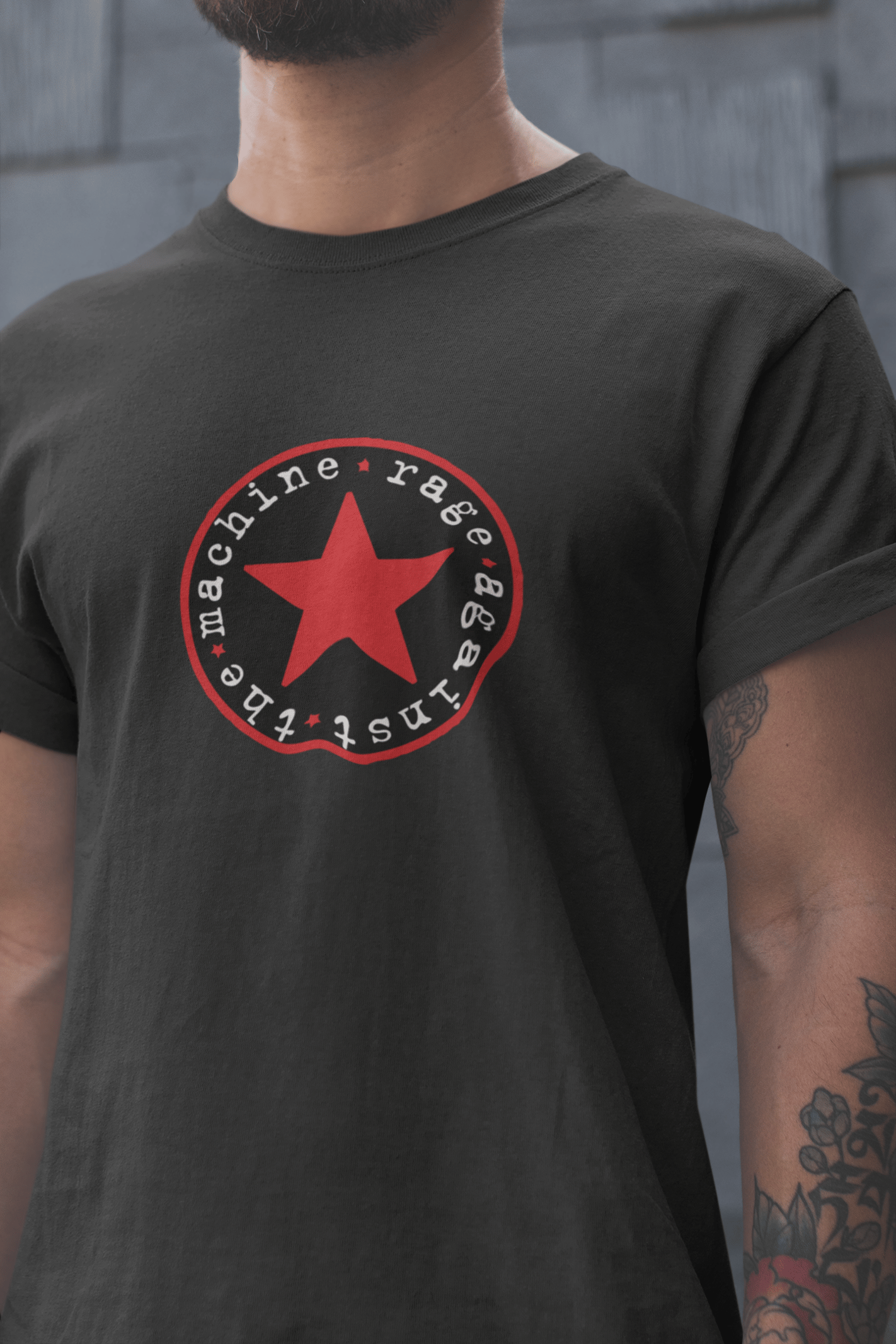 Rage Against the Machine Unisex Siyah Tişört