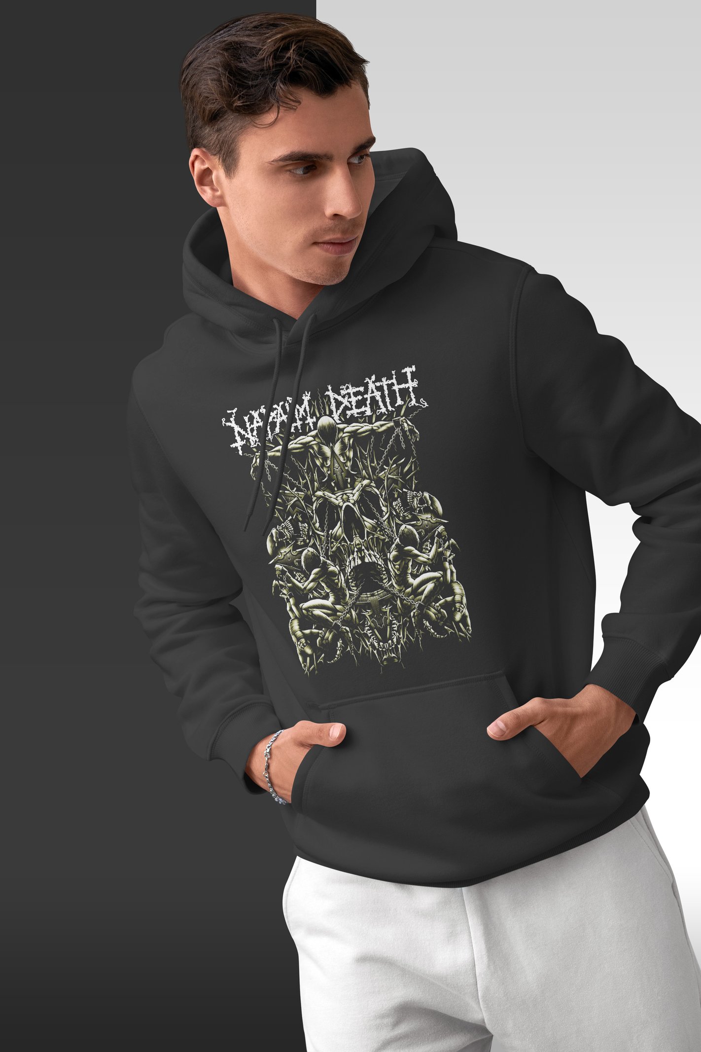 Napalm Death Kapüşonlu Unisex Sweatshirt