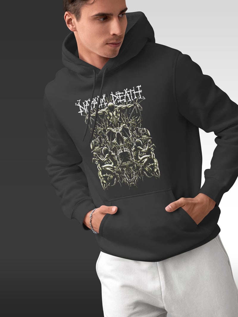 Napalm Death Kapüşonlu Unisex Sweatshirt