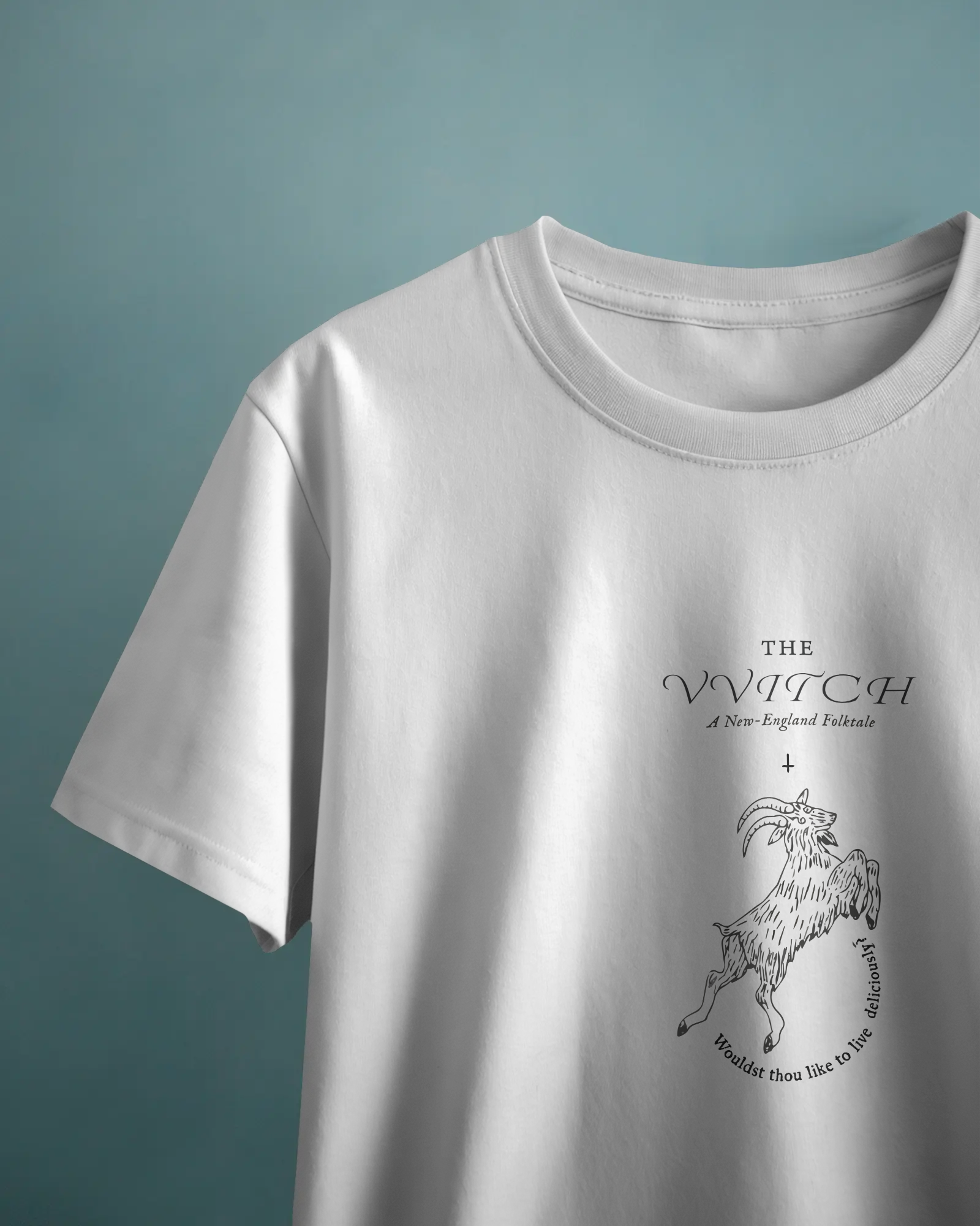 The Vvitch Unisex Beyaz Tişört