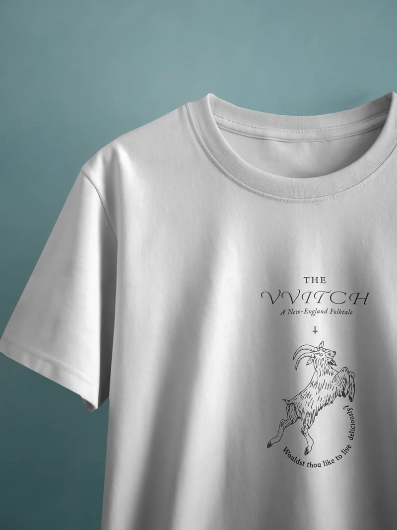 The Vvitch Unisex Beyaz Tişört
