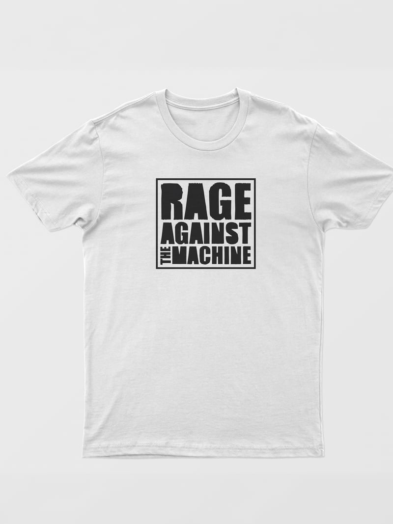 Rage Against the Machine Unisex Beyaz Tişört