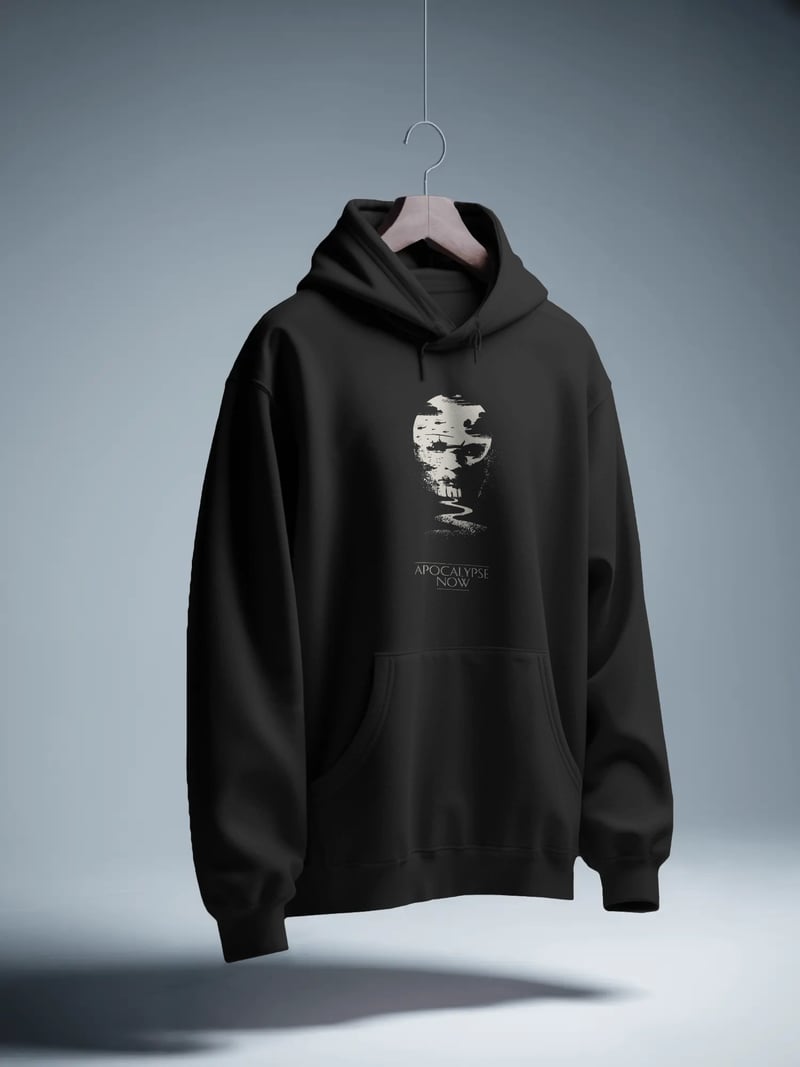 Apocalypse Now Siyah Kapüşonlu Sweatshirt