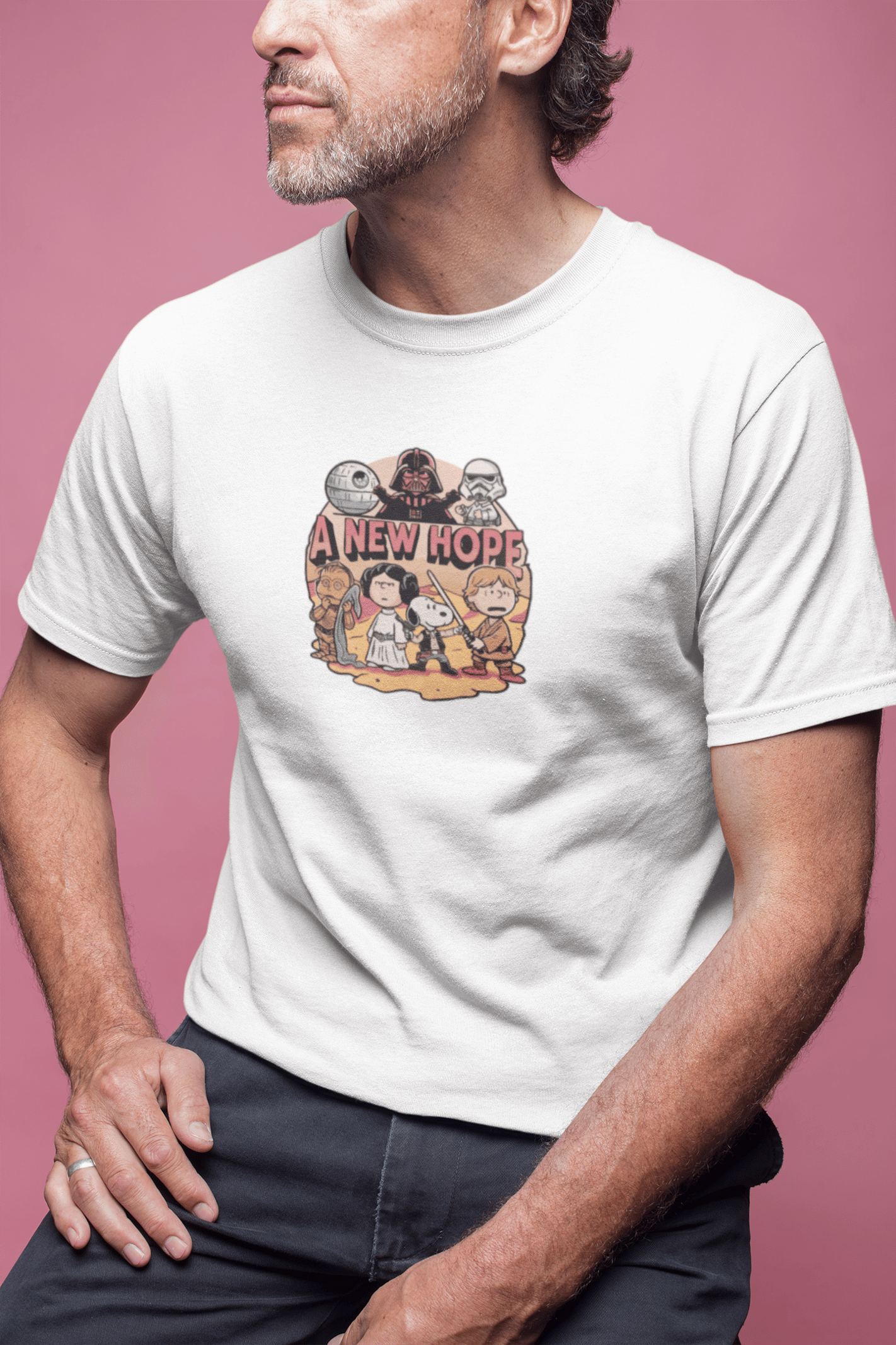 Star Wars Snoopy Beyaz Tişört