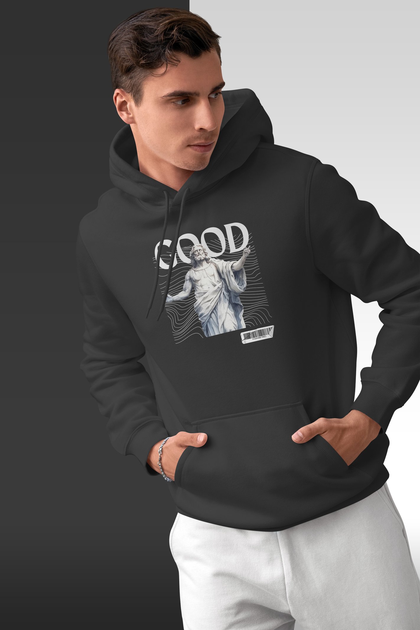 Good Kapüşonlu Unisex Sweatshirt