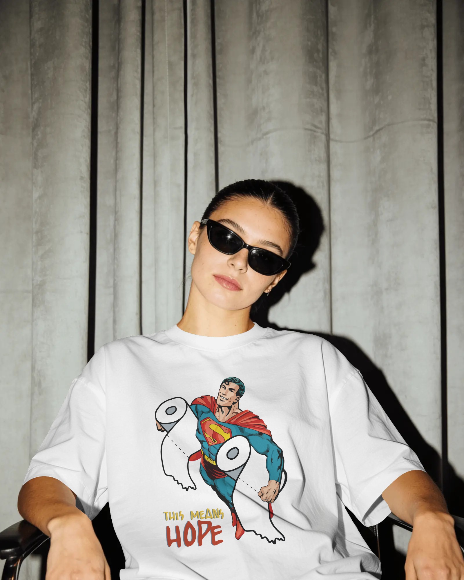 Hope Unisex Beyaz Tişört
