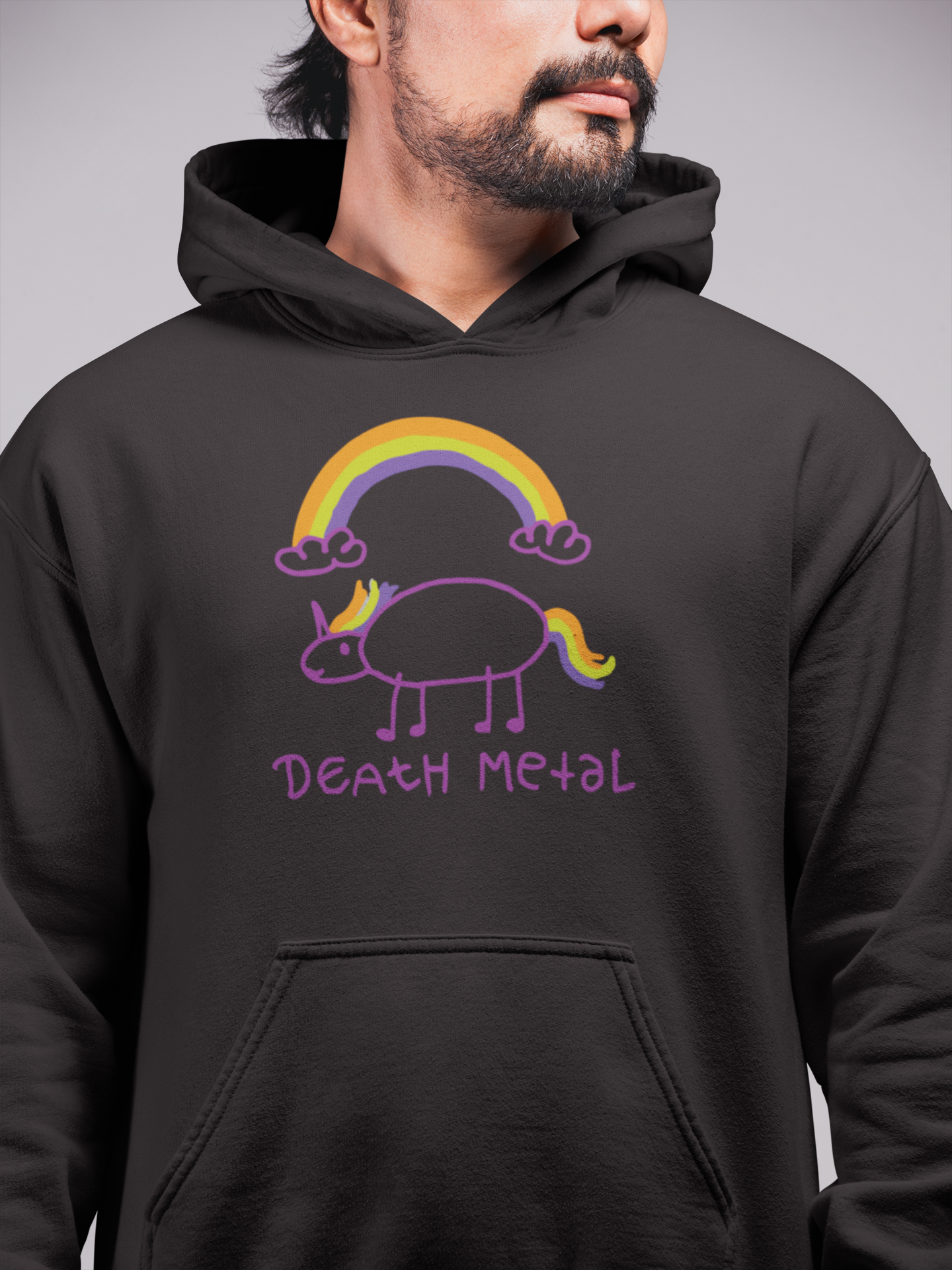 Death Metal Unisex Kapüşonlu Sweatshirt