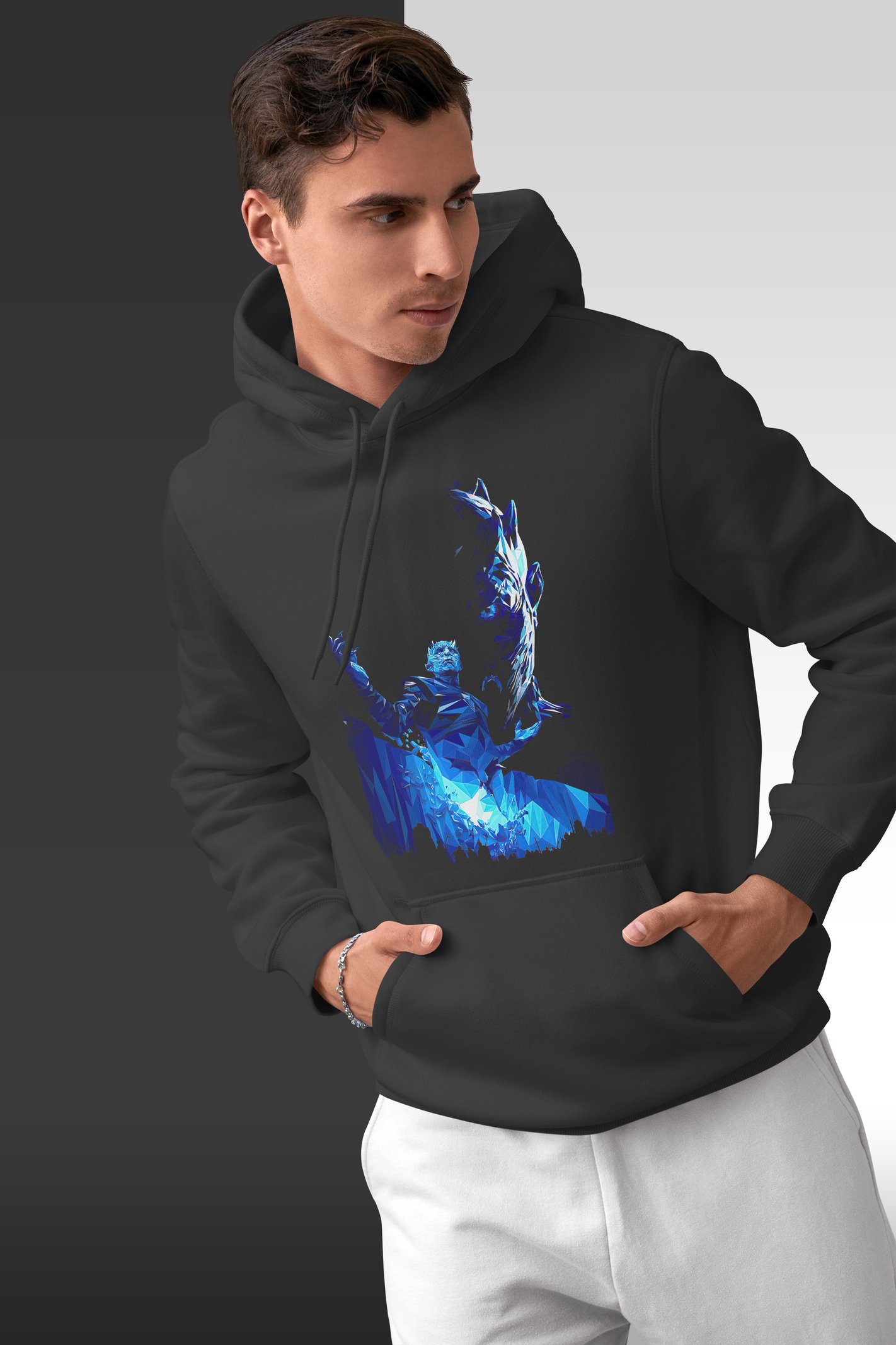 Rey de la Noche Kapüşonlu Unisex Sweatshirt