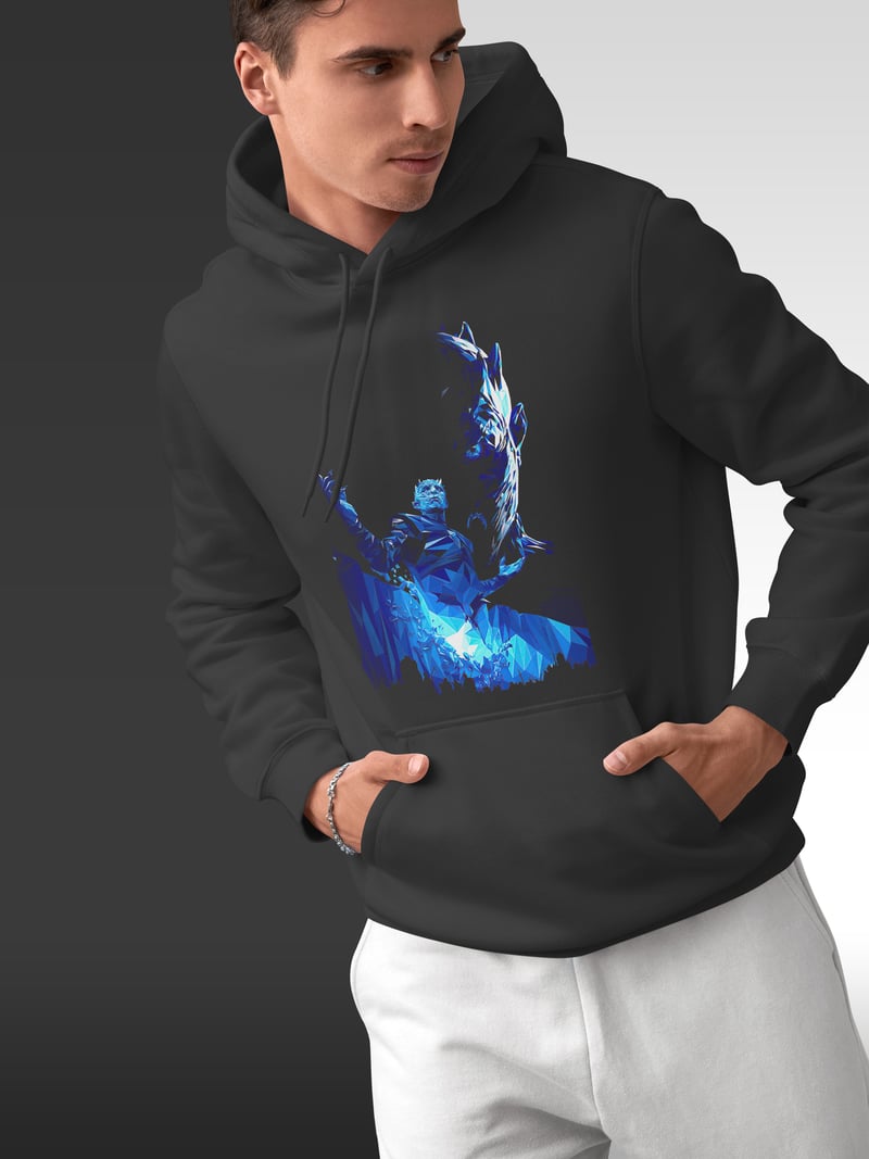 Rey de la Noche Kapüşonlu Unisex Sweatshirt