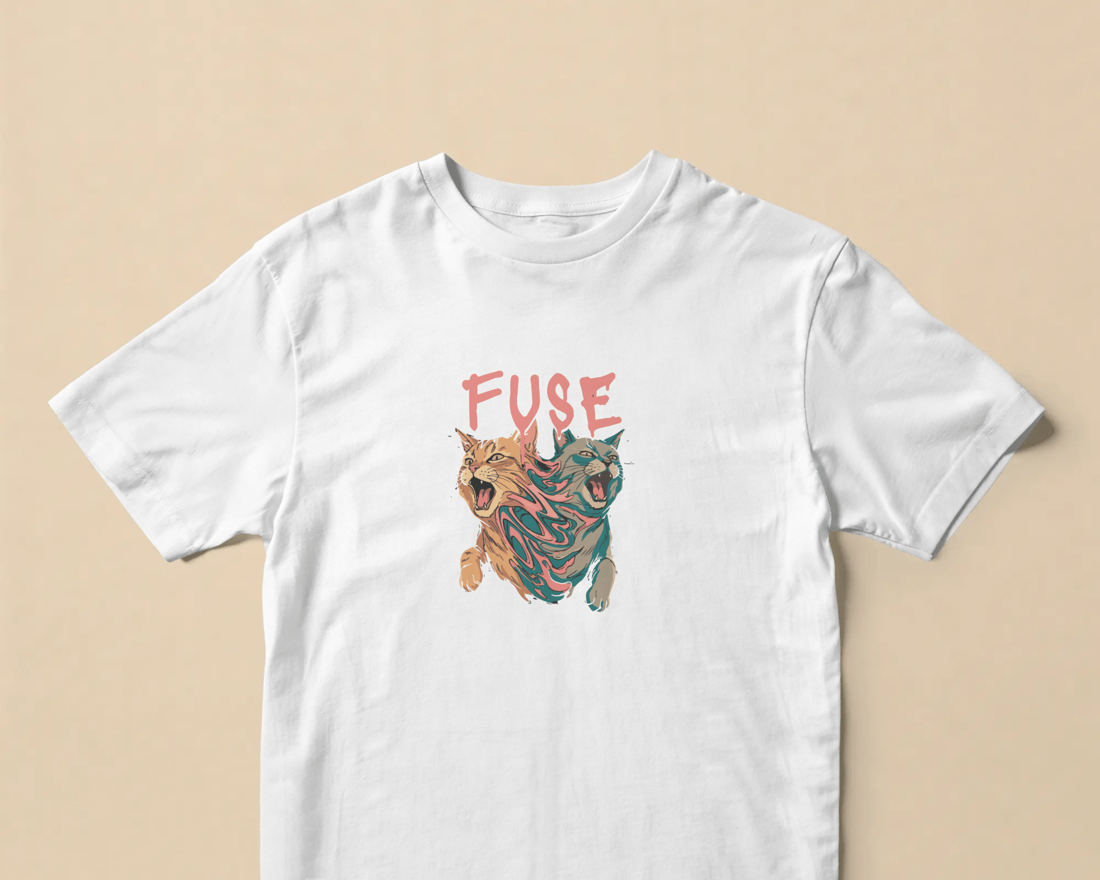 Fuse Beyaz Tişört