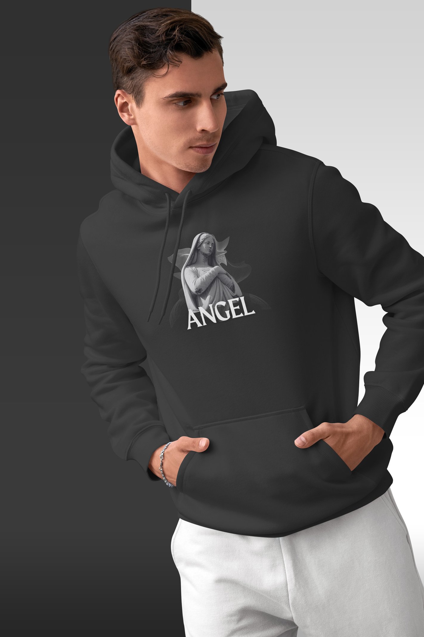 Angel Heykel Kapüşonlu Sweatshirt