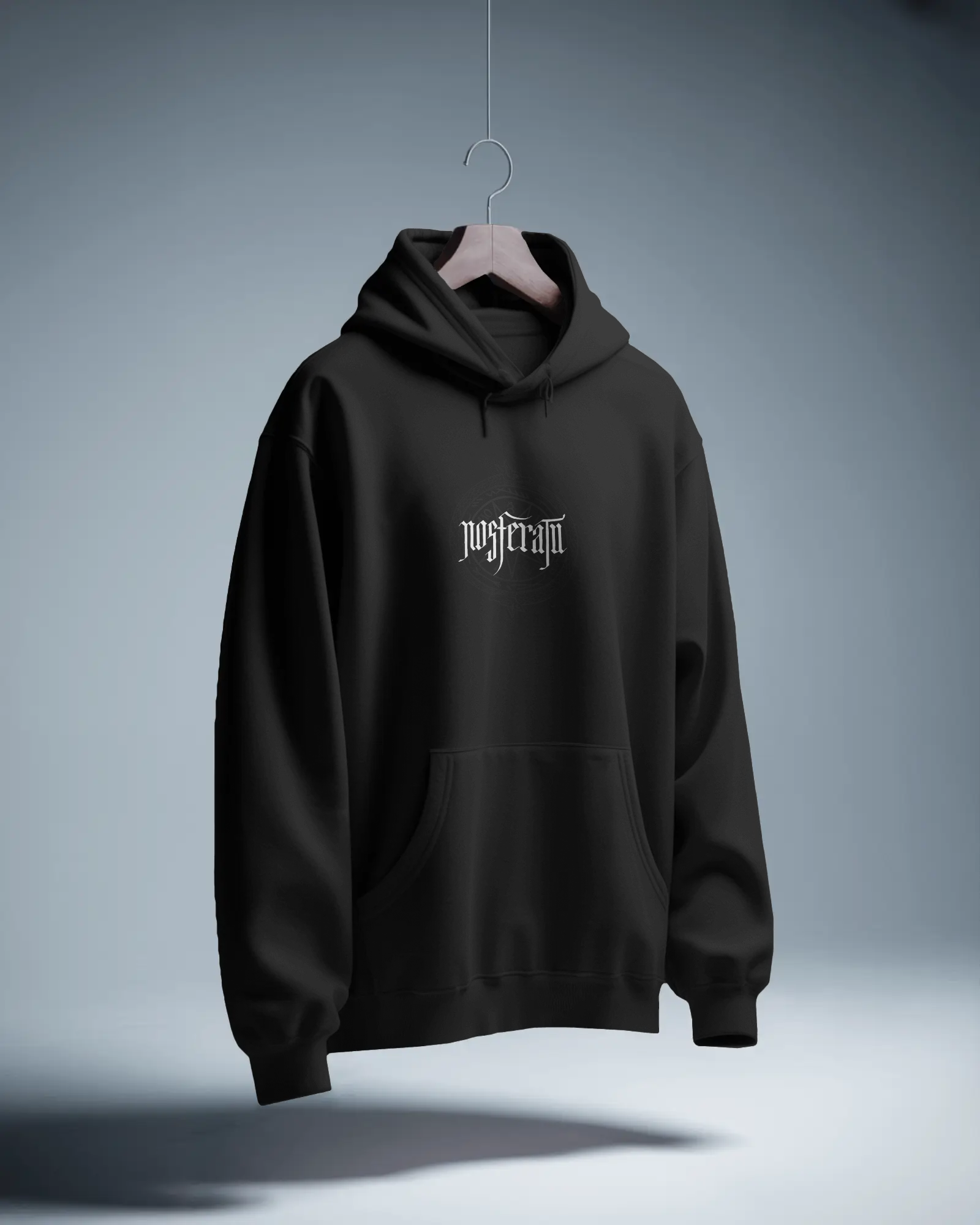Nosferatu Siyah Kapüşonlu Sweatshirt